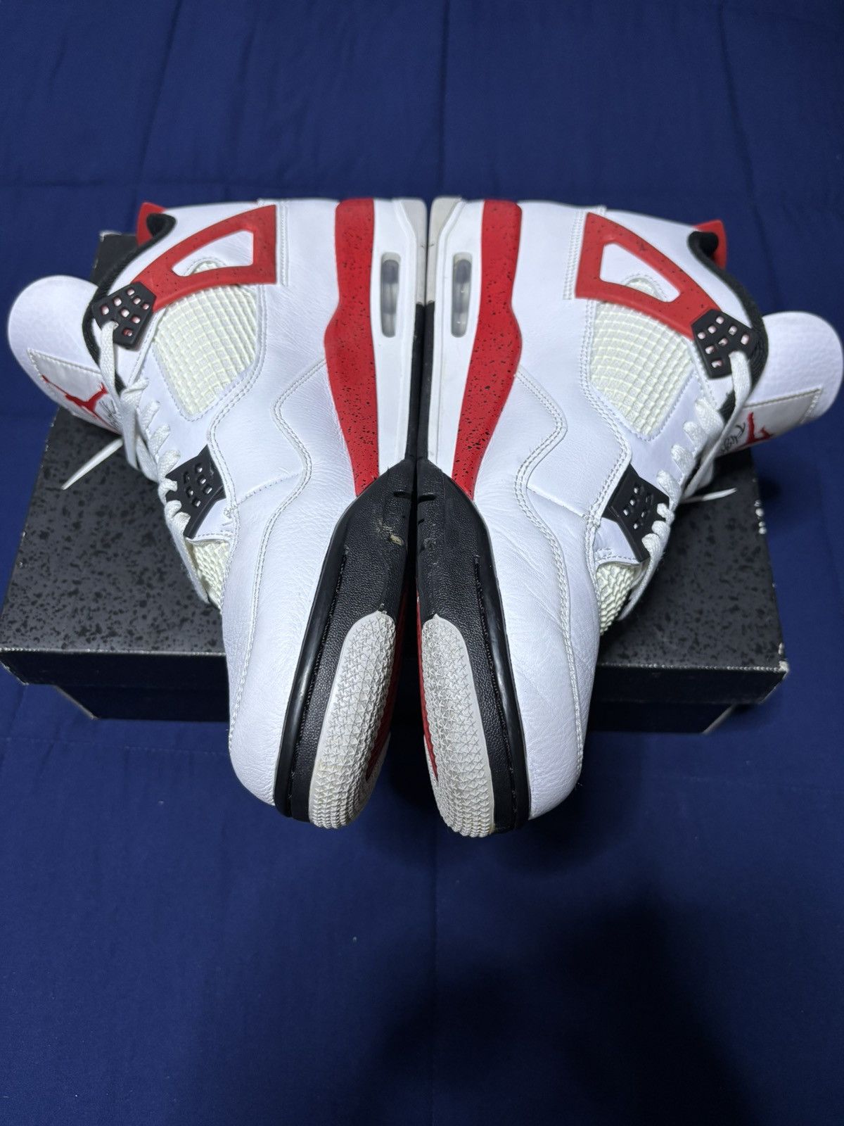Jordan Brand Jordan 4 Retro Red Cement 2023 Size 13 Size US 13 / EU 46 - 3 Thumbnail