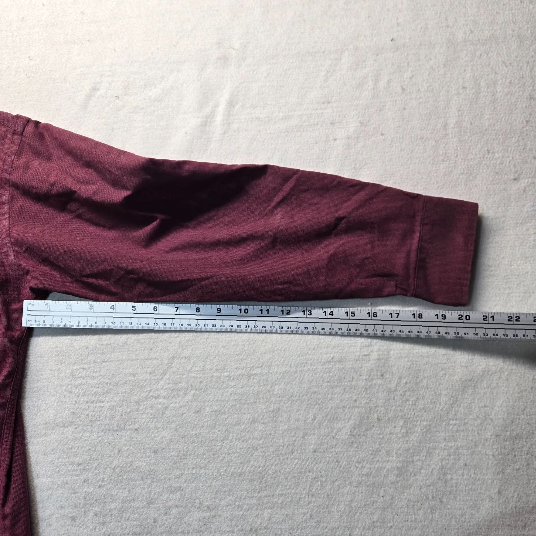 Bill Blass Bill Blass Shirt Button-Up Long Sleeve Burgundy Red Adult Mens 15.5 Size US L / EU 52-54 / 3 - 5 Thumbnail