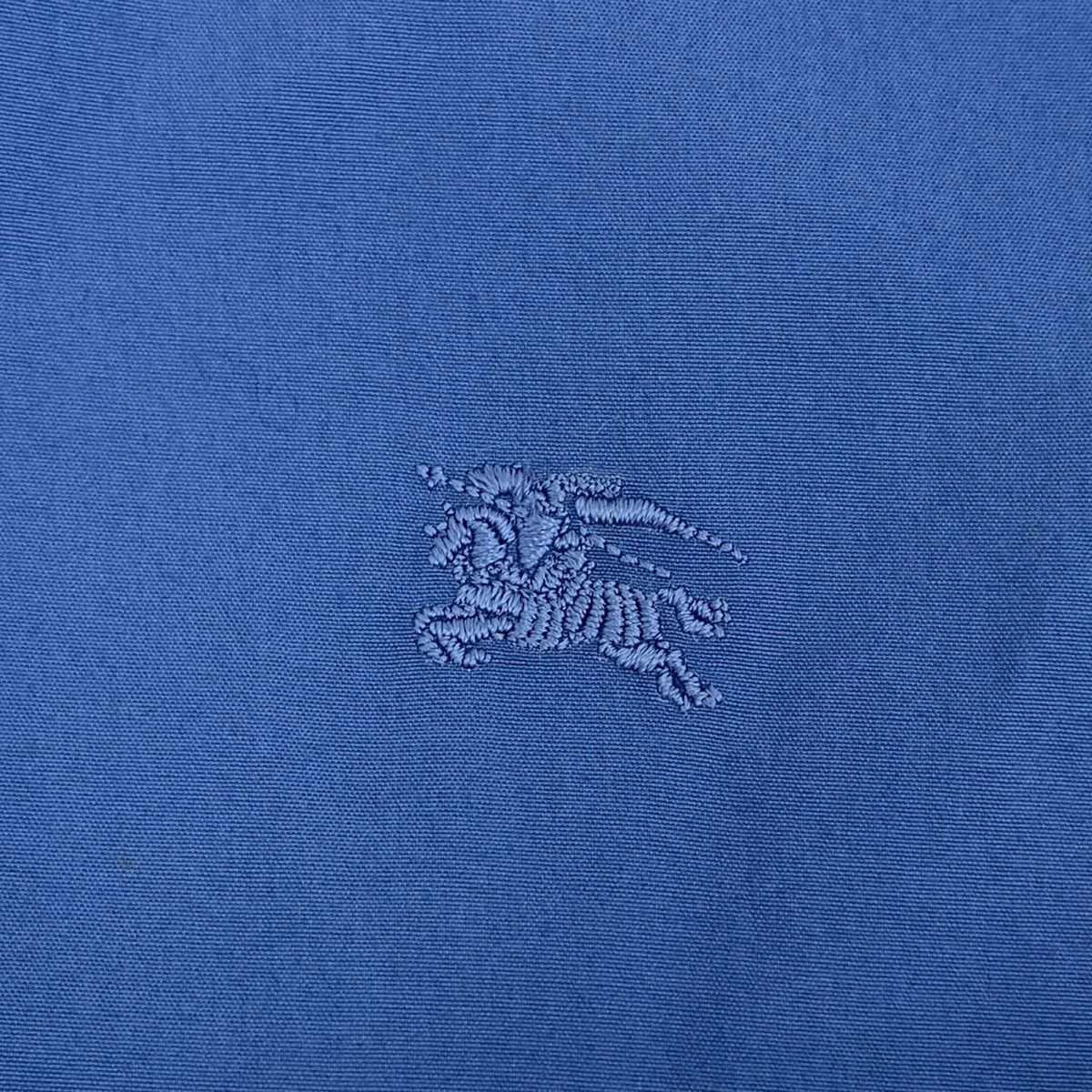 Burberry Burberry Blue Knight Embroidered Long Sleeve Shirt K26WX Size US S / EU 44-46 / 1 - 5 Thumbnail