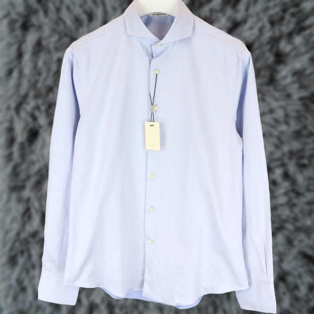 Suitsupply Suitsupply Extra Slim Fit Formal Shirt Mens XS Cutaway Collar Button Up Size 34R - 1 Thumbnail
