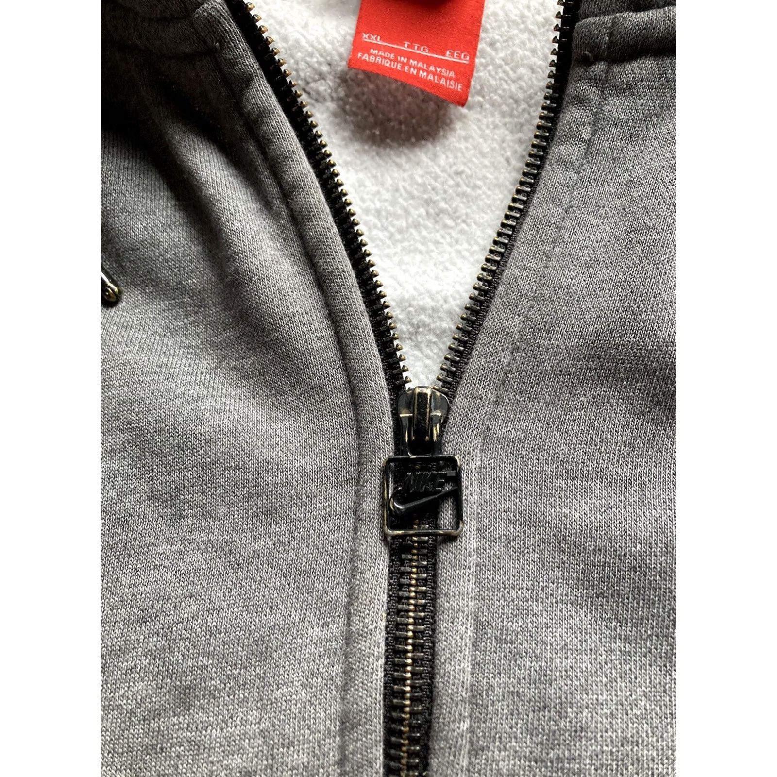 Nike Nike Tech Fleece AW77 Hoodie Sweatshirt Men 2XL Full Zip Gray Size US XXL / EU 58 / 5 - 5 Thumbnail