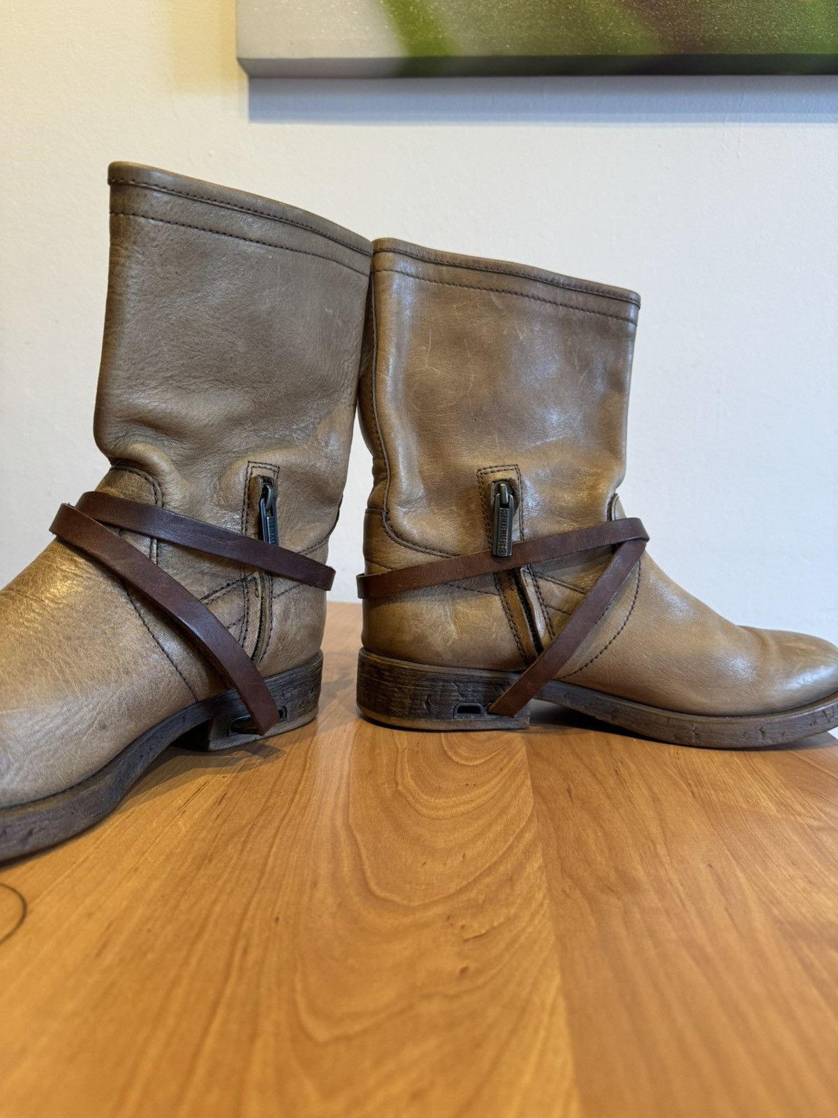 Dirk Bikkembergs Mens Dirk Bikkembergs lace strap boots lace thru Size US 6.5 / EU 39-40 - 5 Thumbnail