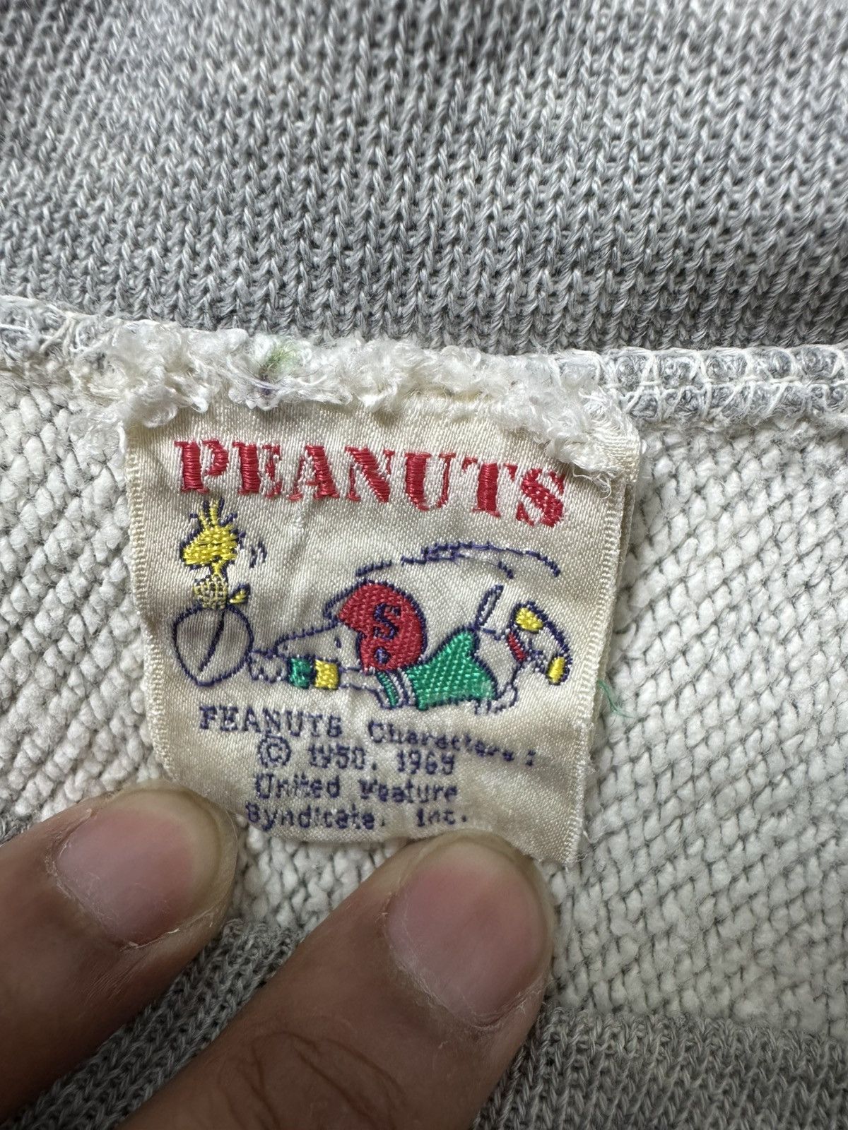 Peanuts × Vintage Vintage Peanuts Woodstock sweatshirt Size US L / EU 52-54 / 3 - 4 Thumbnail