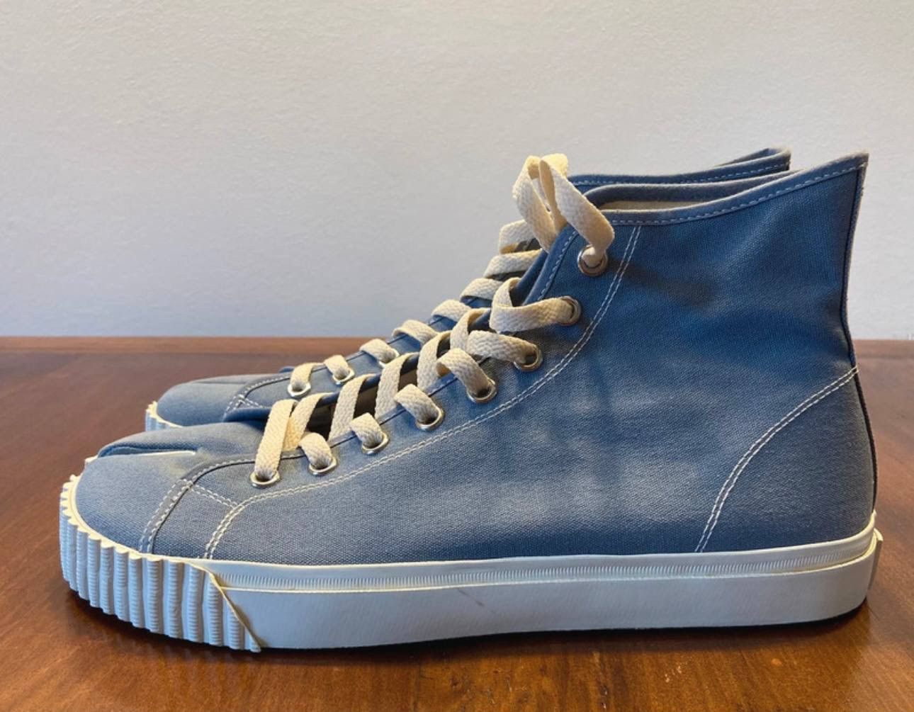 Maison Margiela Maison Margiela high-top sneakers blue Size US 10 / EU 43 - 4 Thumbnail