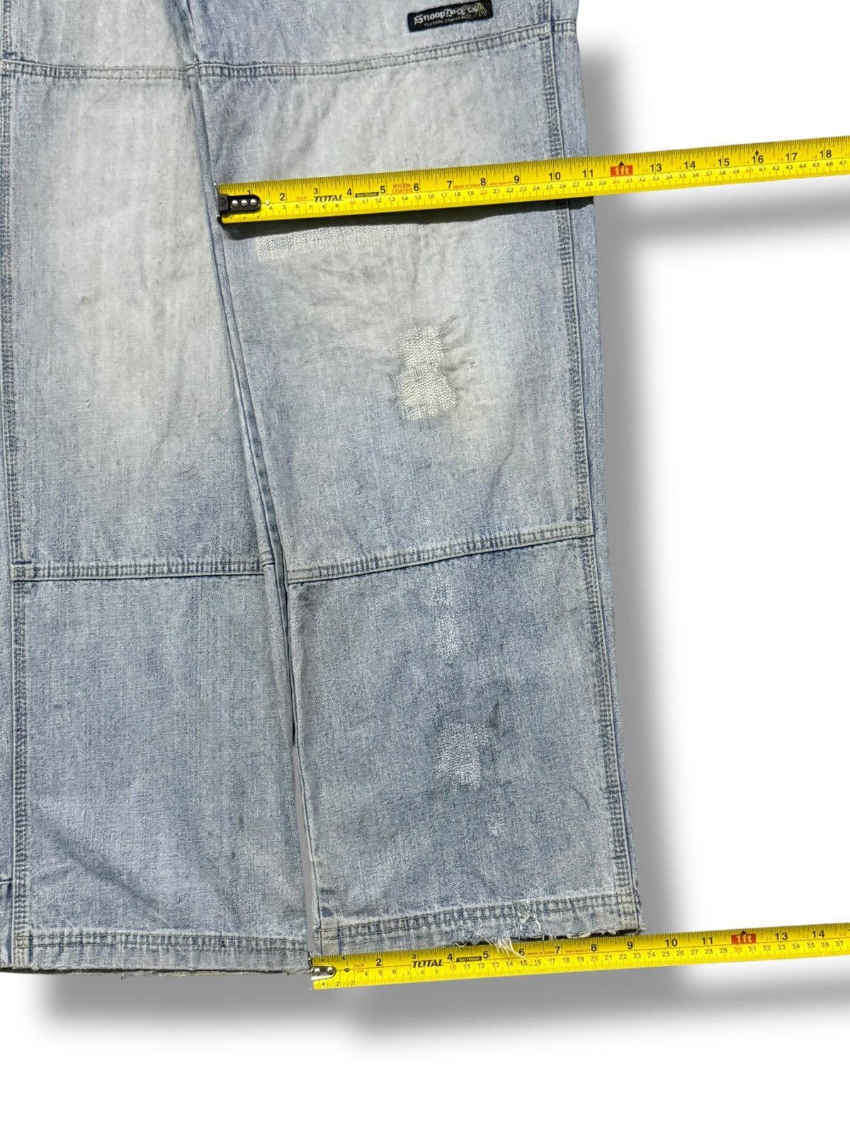 Snoop Dogg Vintage Snoop Dogg Clothing Company Baggy Distressed Denim Size US 31 - 17 Thumbnail