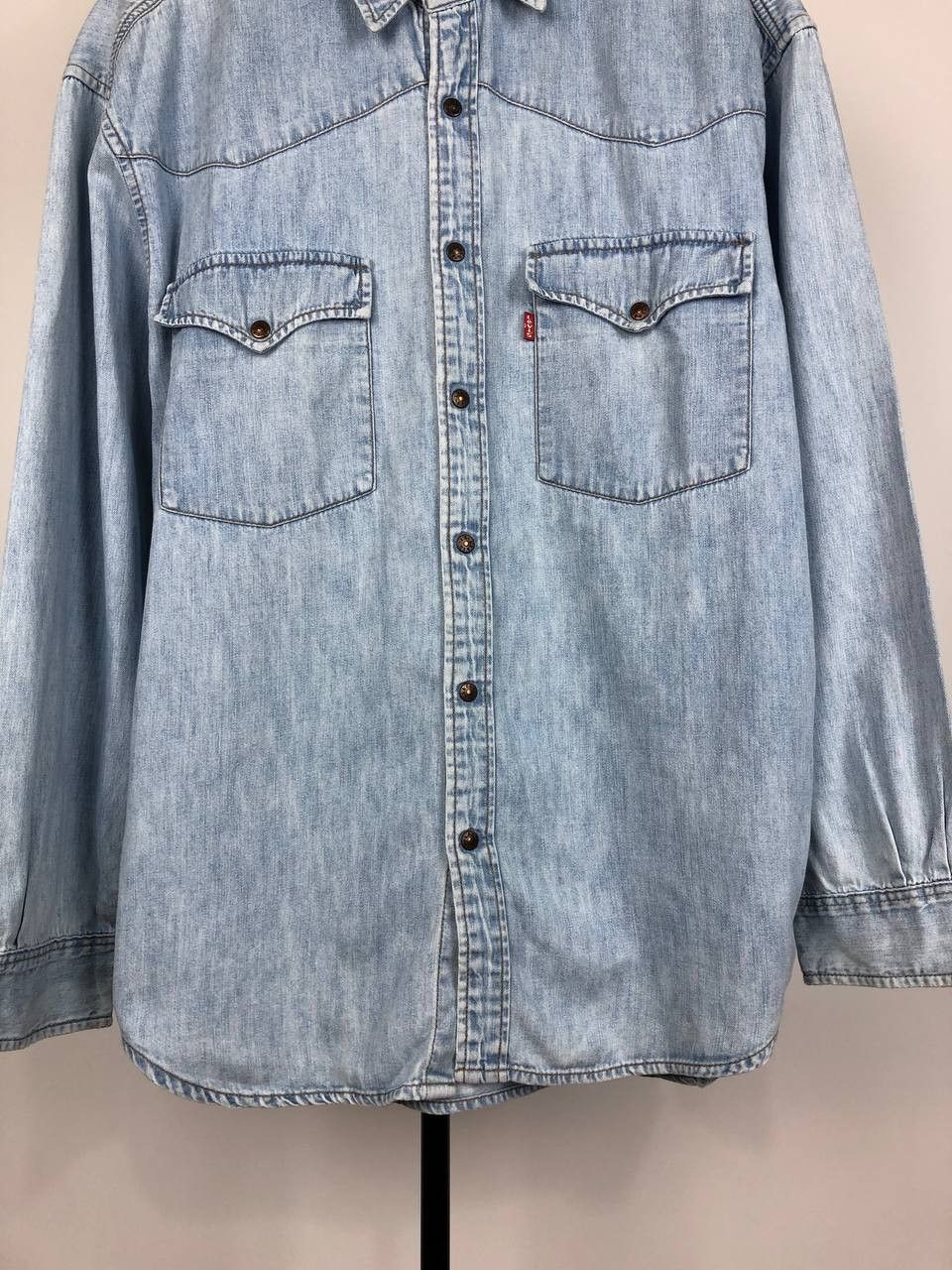 Levi's Levis USA Vintage Shirt Blue size M Size US M / EU 48-50 / 2 - 3 Thumbnail