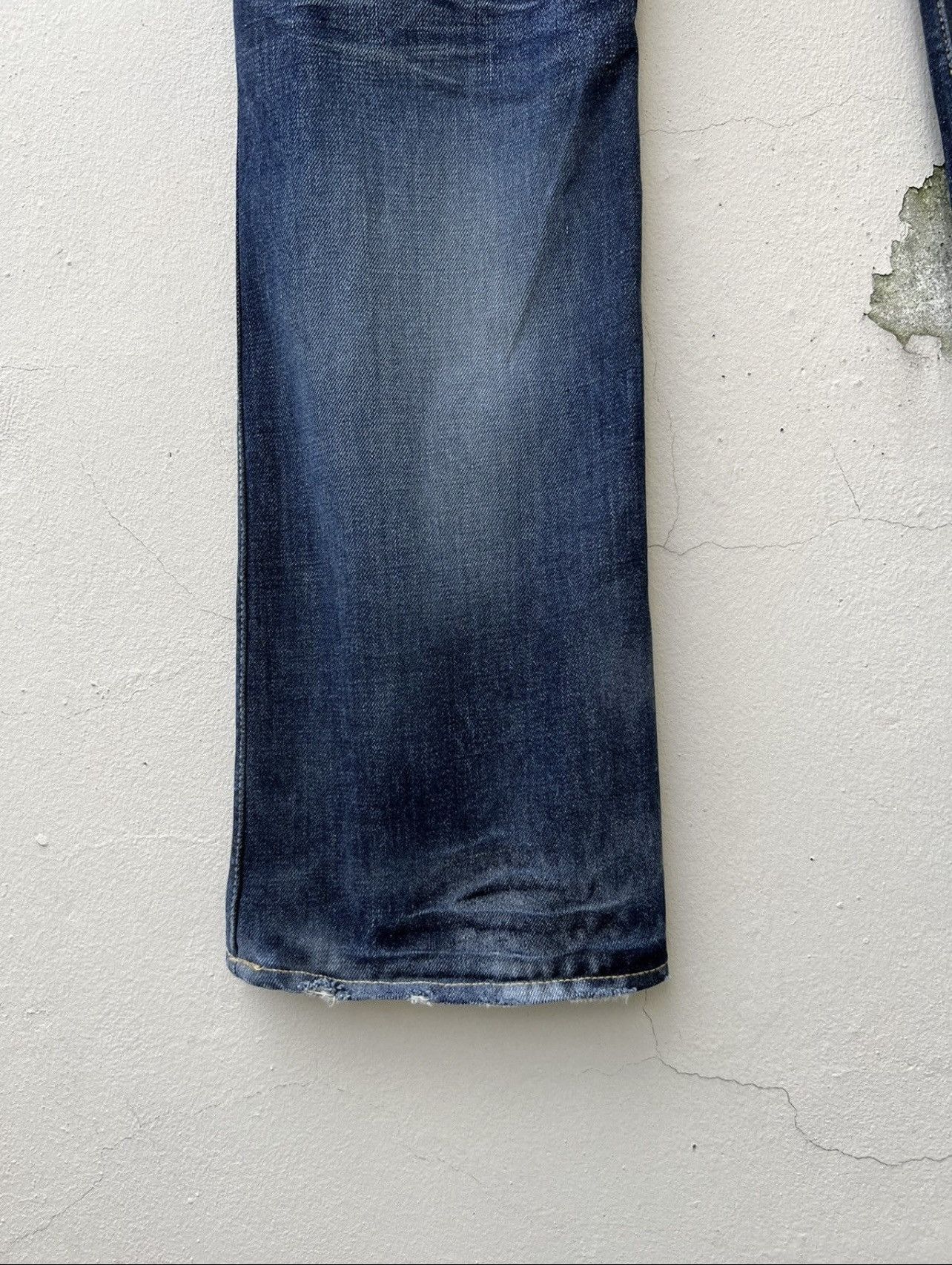 2005 LVC Levi’s 607 Big E Orange Tab Denim Bootcut Jeans