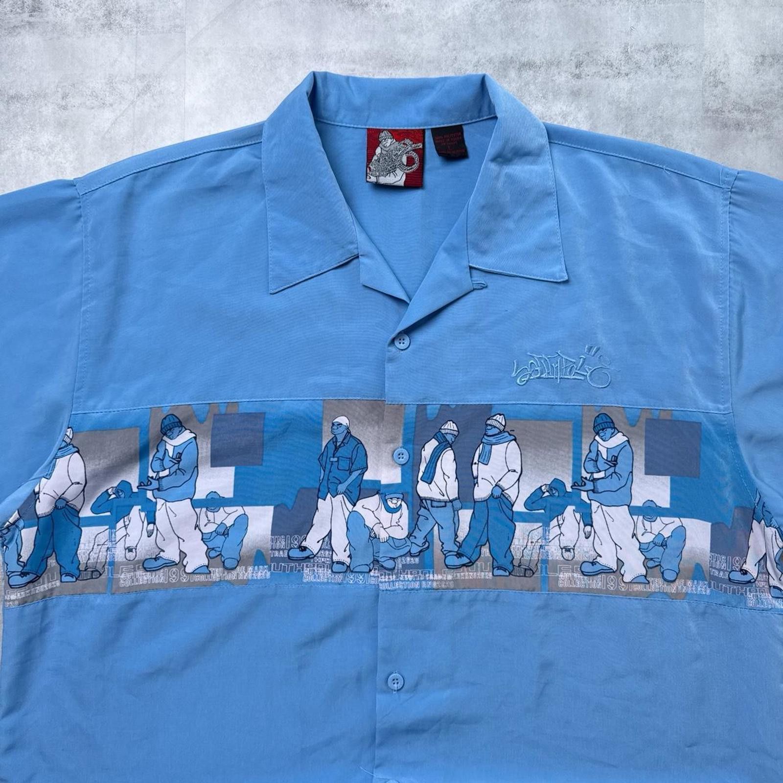 Southpole Y2K Southpole 00s Skater blue button up shirt Size US XL / EU 56 / 4 - 2 Thumbnail