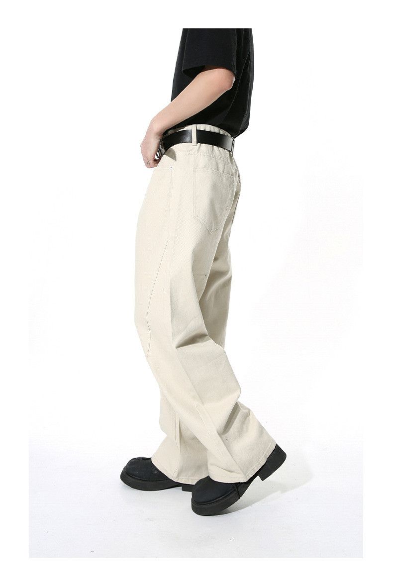 Japanese Brand × Jean Japanese solid color simple straight loose basic jeans Size US 32 / EU 48 - 2 Thumbnail