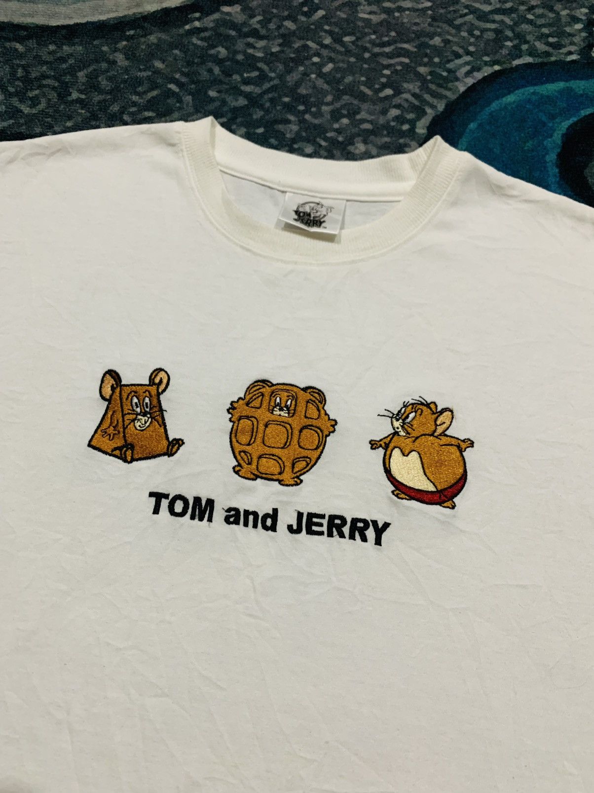 Japanese Brand LAST DROP#Tom & Jerry Embroided Logo Size US XXL / EU 58 / 5 - 6 Thumbnail