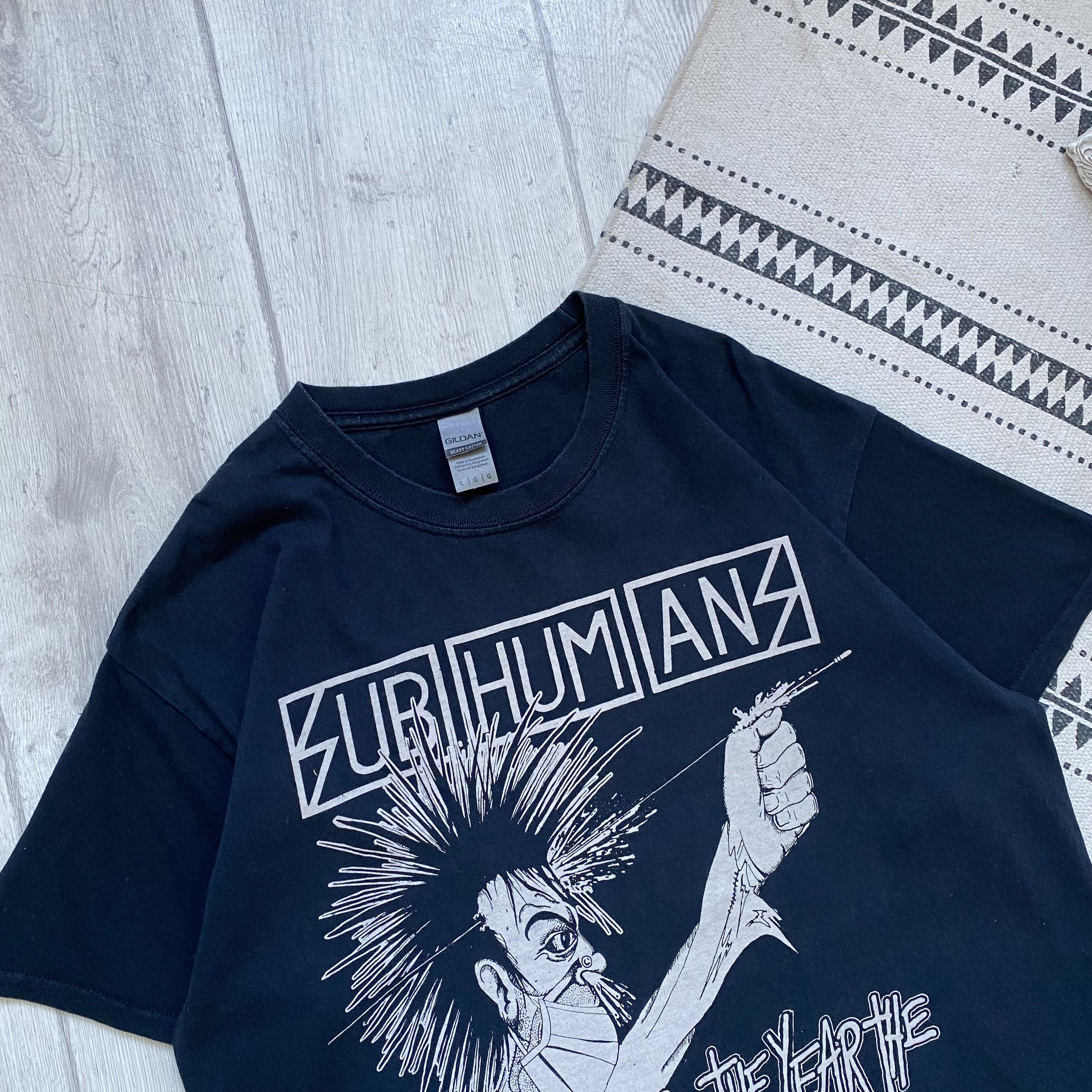 Band Tees 🎸 UK Punk SUBHUMANS Tee Y2K Rock Band T-shirt Size US L / EU 52-54 / 3 - 2 Thumbnail
