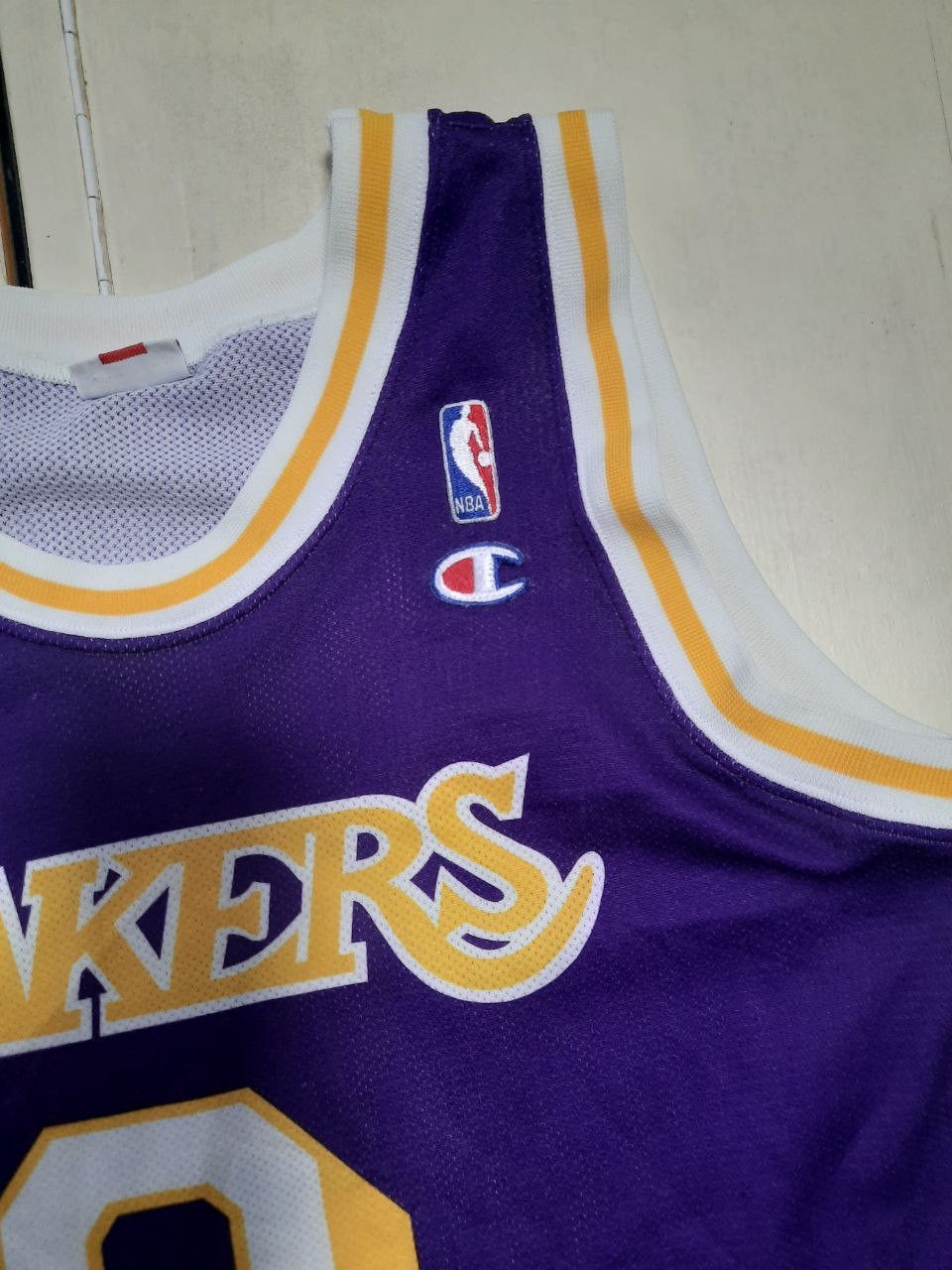 Champion × NBA Champion LA Lakers Jersey #9 Van Exel 90's Size US M / EU 48-50 / 2 - 9 Thumbnail
