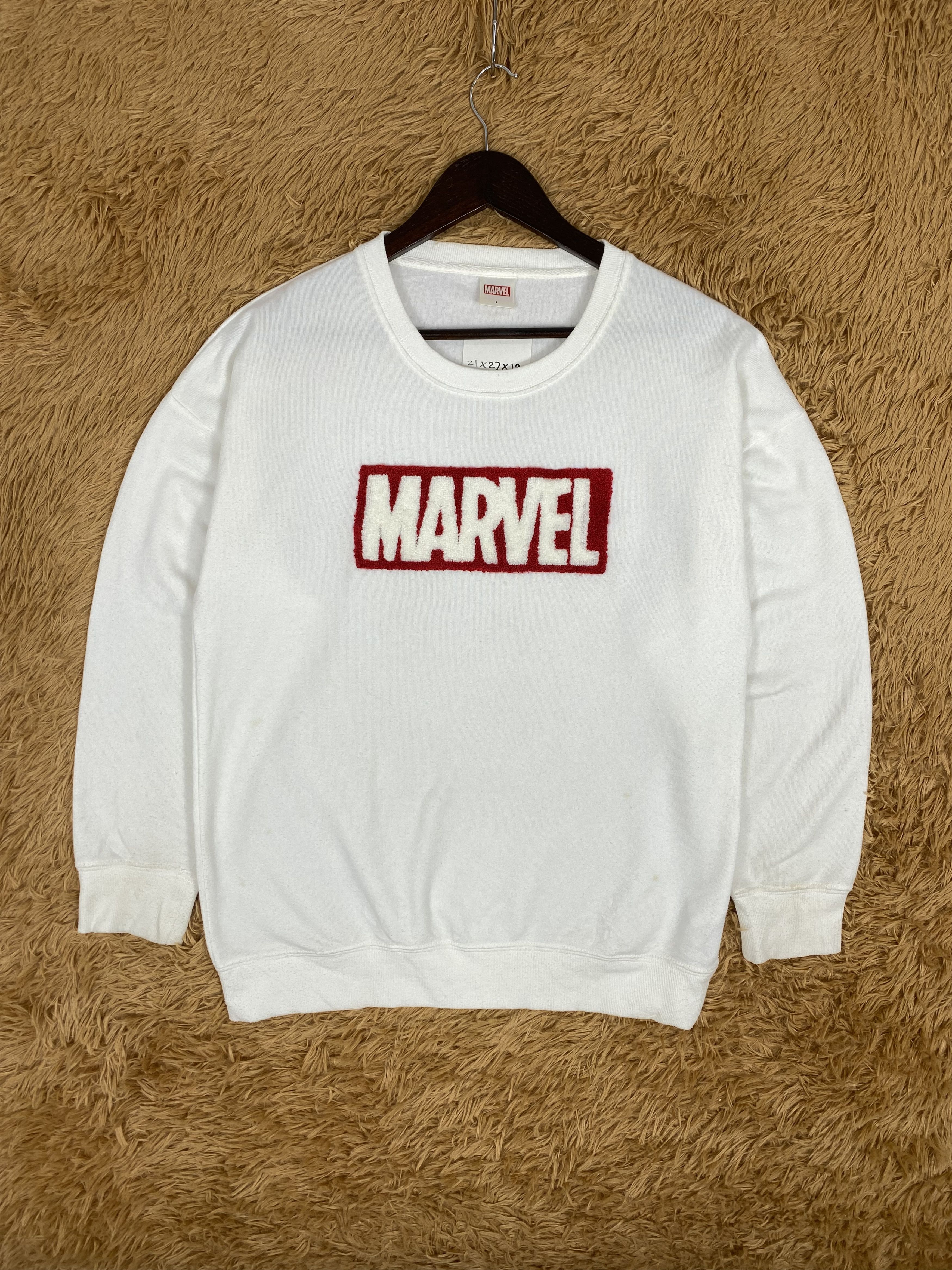 Marvel Comics Vintage Marvel Big Logo Sweatshirts PS0076 Size US M / EU 48-50 / 2 - 1 Thumbnail
