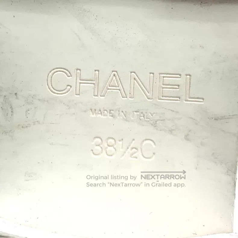 Chanel Chanel White logo thick-soled casual loafers Size US 8 / IT 38 - 6 Thumbnail