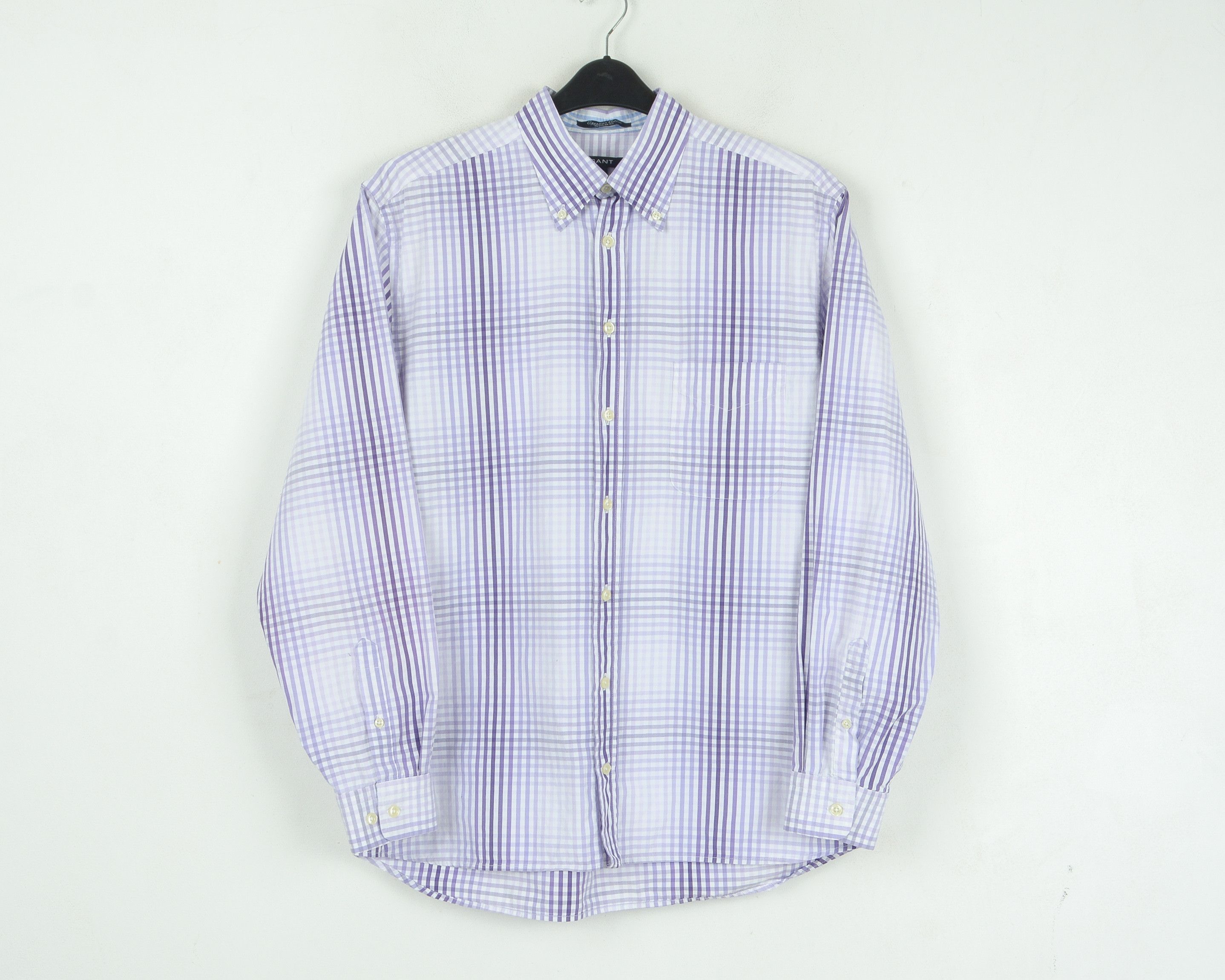 Gant 'Egyptian Cotton' L Button Up Shirt Regular Fit Check Cotton Size US L / EU 52-54 / 3 - 1 Thumbnail