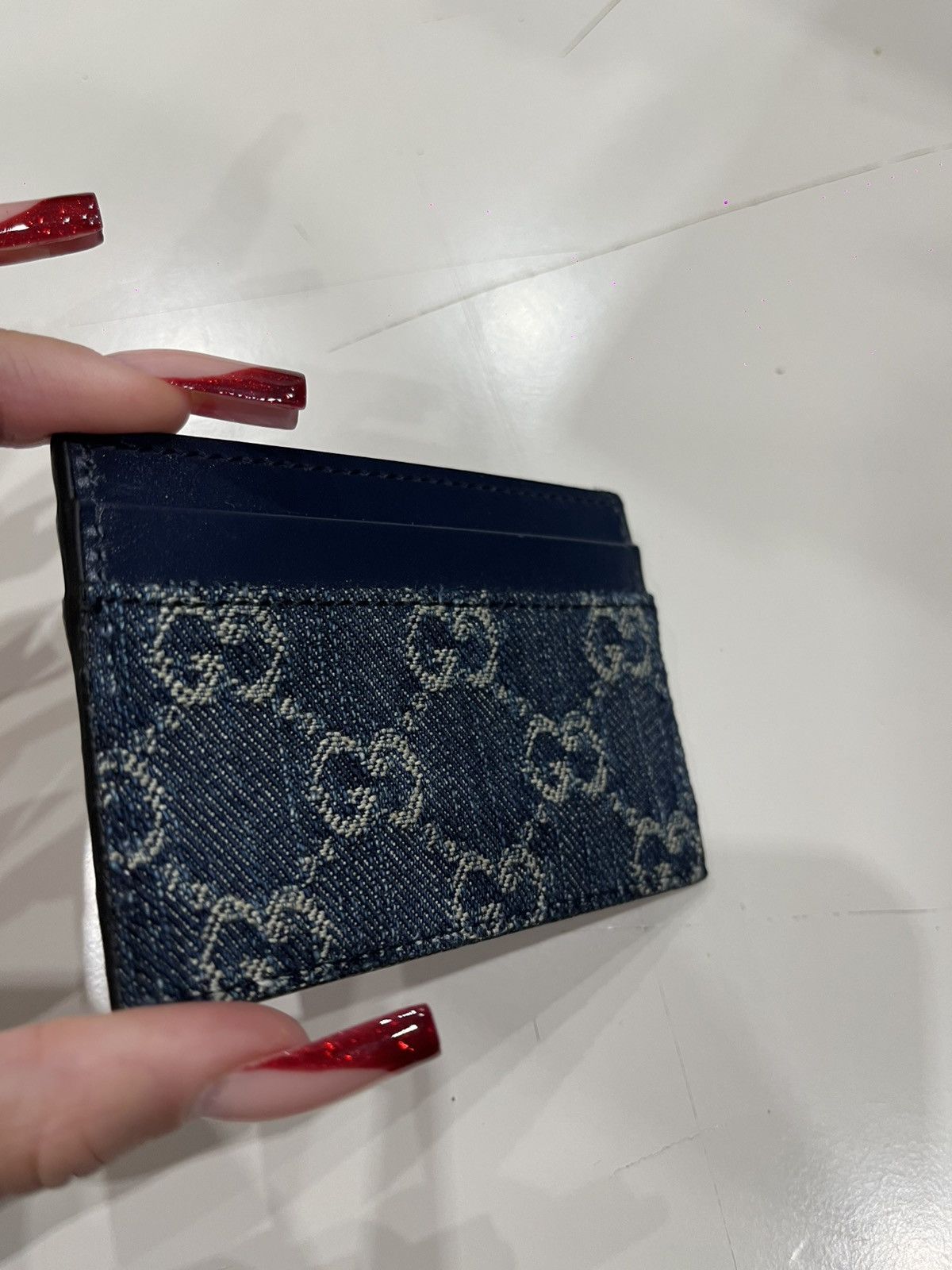 Gucci Gucci GG Supreme Denim Size ONE SIZE - 9 Thumbnail