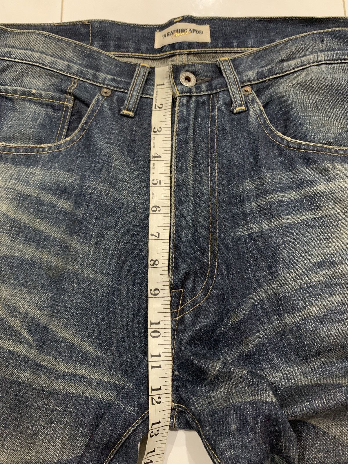 Bape Vintage OG Bape A Bathing Ape Multi Logo Jeans Size US 33 - 19 Thumbnail
