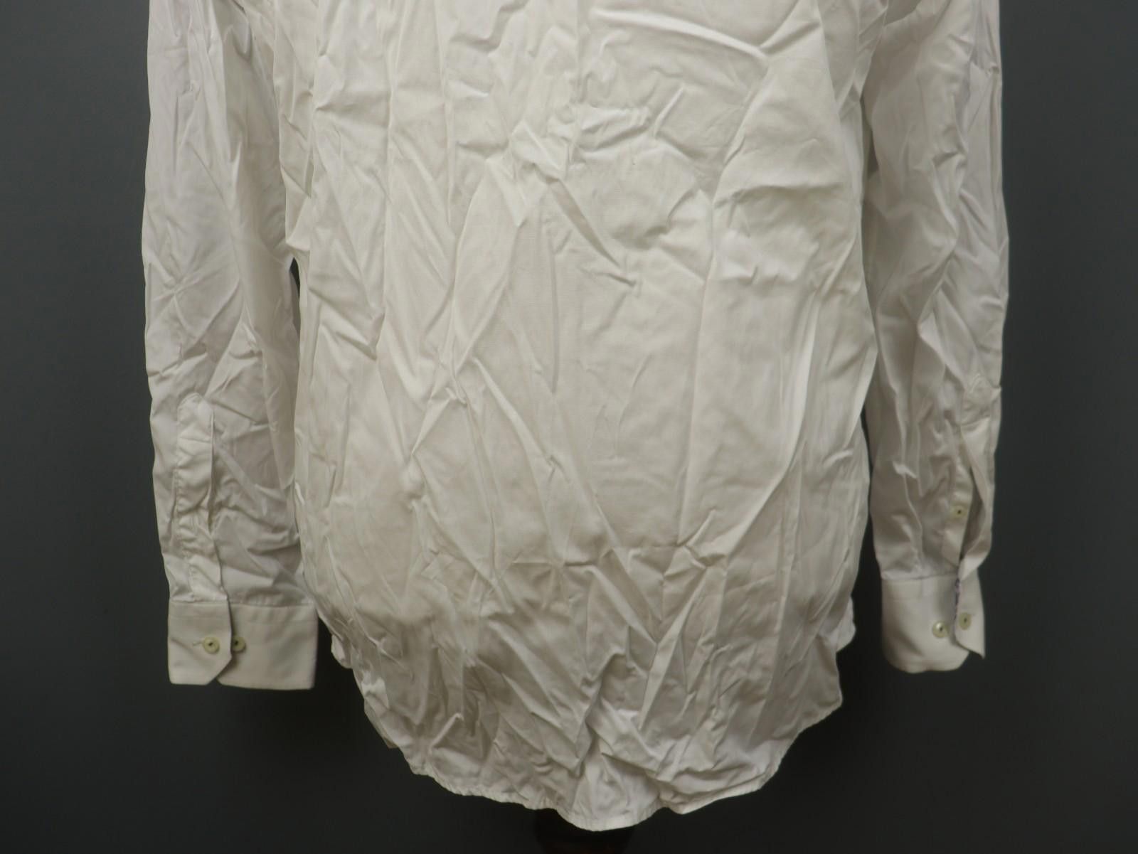Eton Eton White 100% Cotton Collared Dress Shirt Size 42 Size 38R - 9 Thumbnail