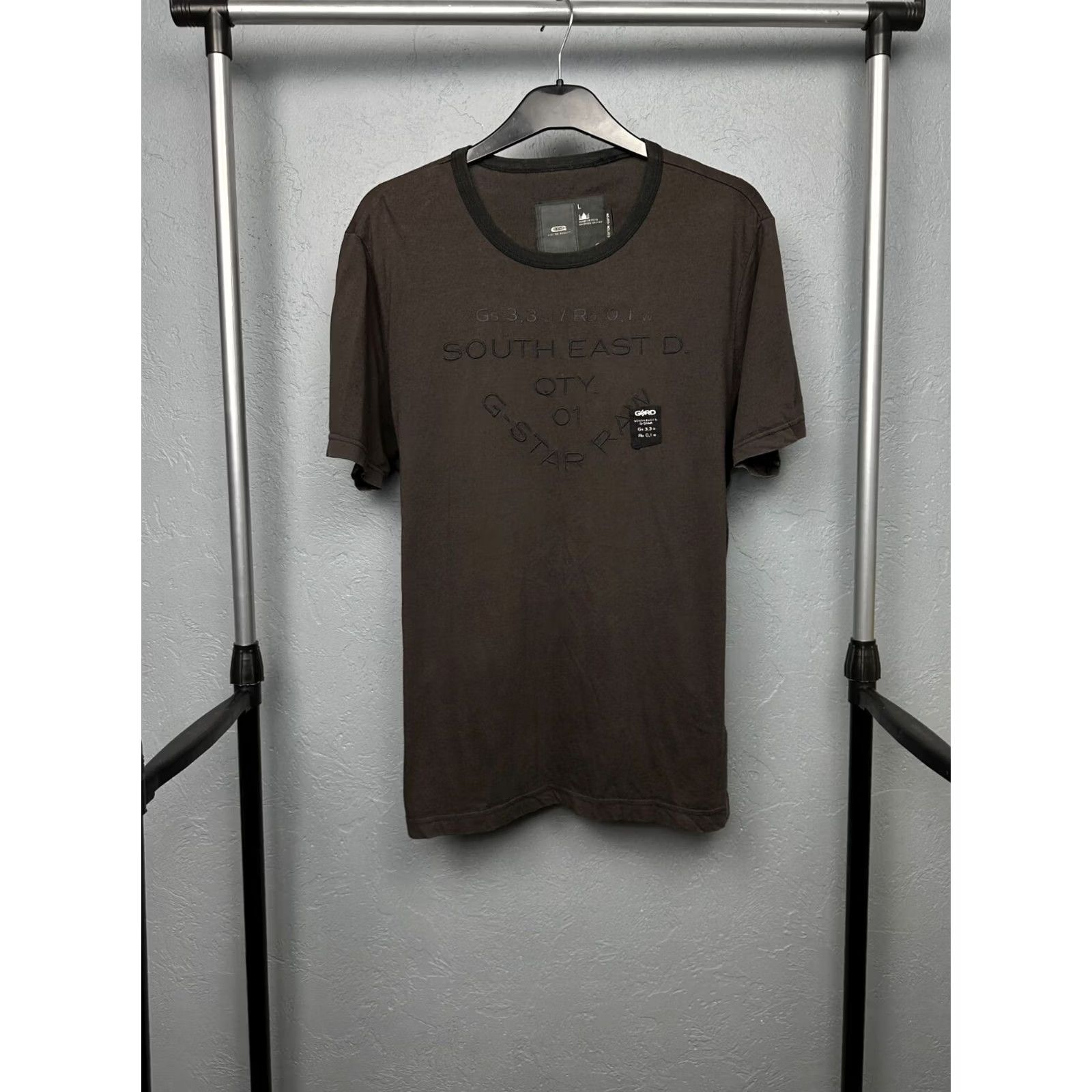 G-Star G Star Raw Vintage T-Shirt Mens L T-Shirt Brown Stars US-Size L Size US L / EU 52-54 / 3 - 2 Thumbnail