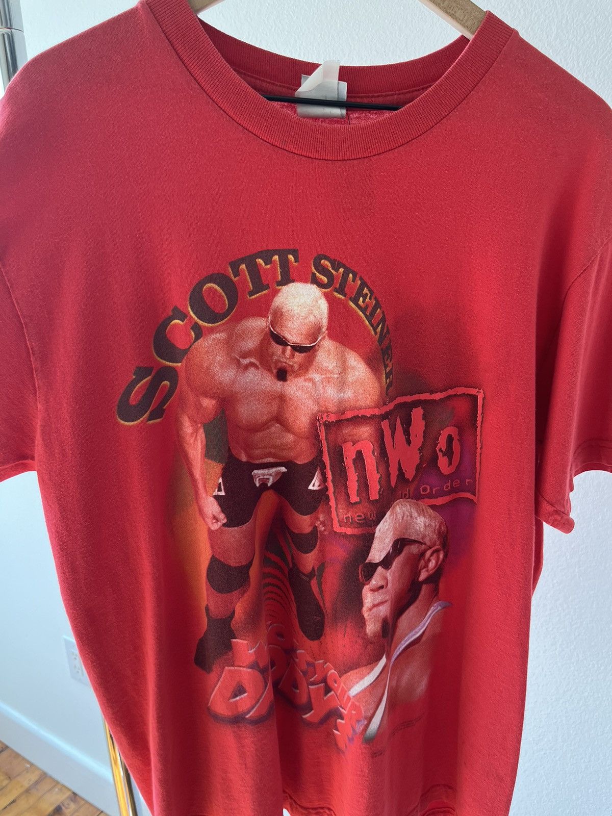 Vintage × WWE Scott Steiner "Who's Your Daddy?" 1999 WCW/WWE/NWO Tee Size US XL / EU 56 / 4 - 4 Thumbnail