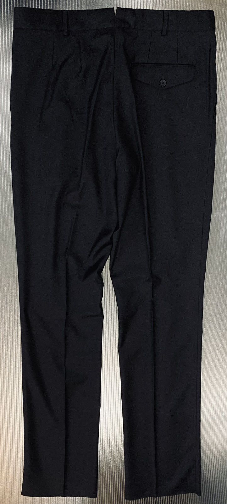Bottega Veneta Bottega Veneta 🇮🇹 Nero wool dual pleat dress slacks 34 NEW Size US 34 / EU 50 - 4 Thumbnail