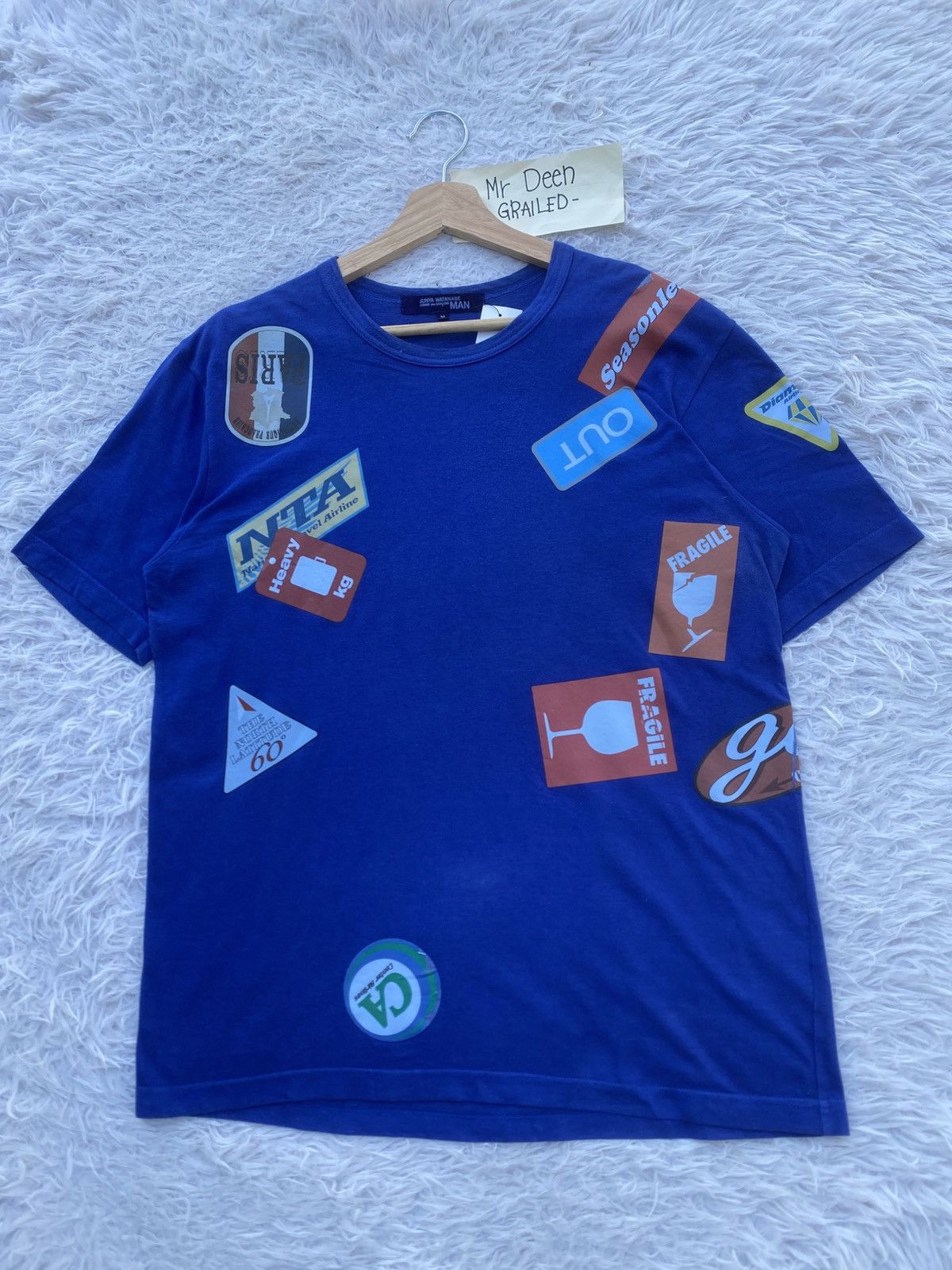 Comme des Garcons Rare SS09 Junya Watanabe Comme Des Garcons MAN Tshirt Size US M / EU 48-50 / 2 - 4 Thumbnail