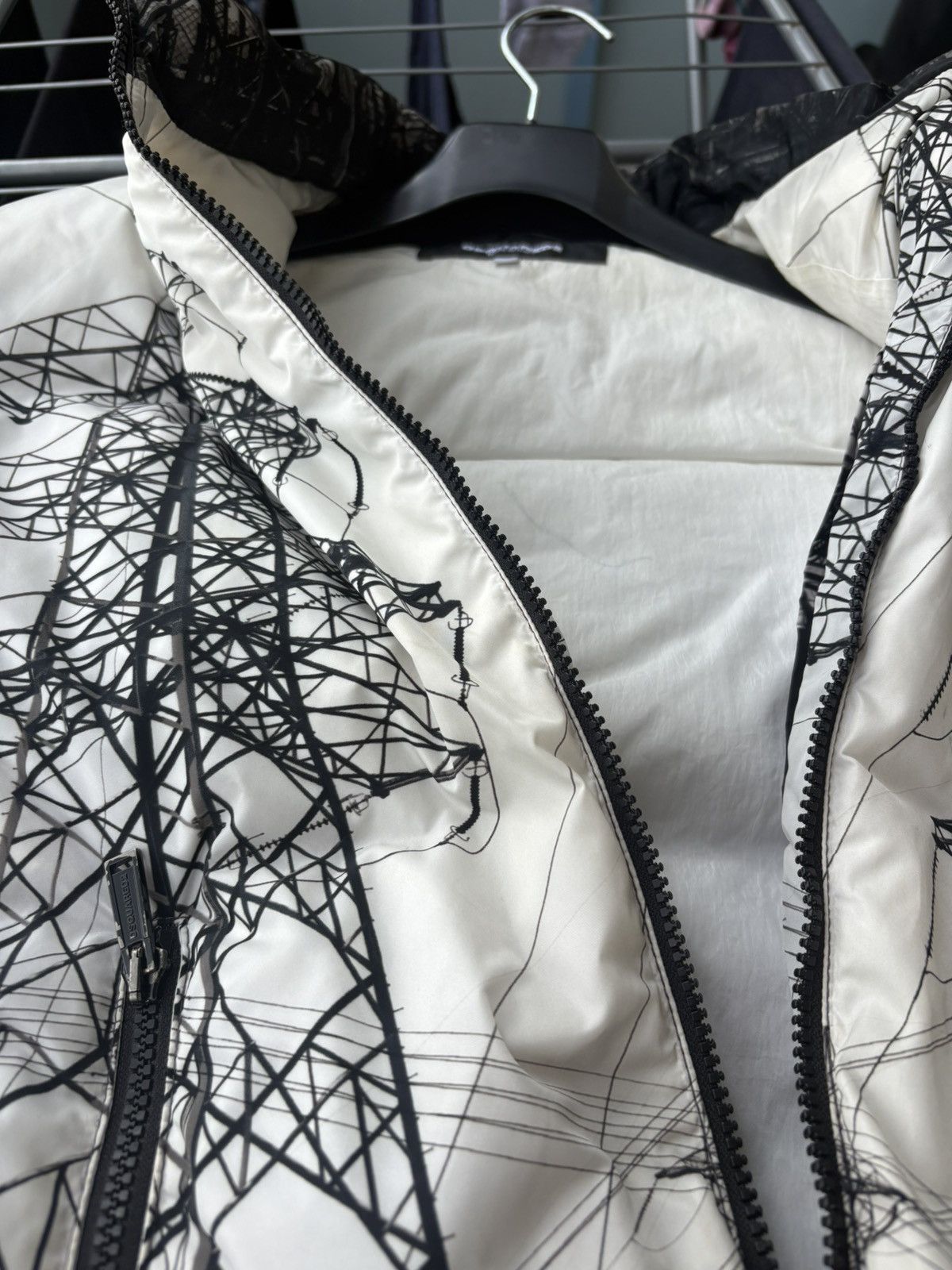 Dsquared2 DSQUARED2 "Electric Tower" Pylon Print Puffer Jacket it48 Size US M / EU 48-50 / 2 - 6 Thumbnail