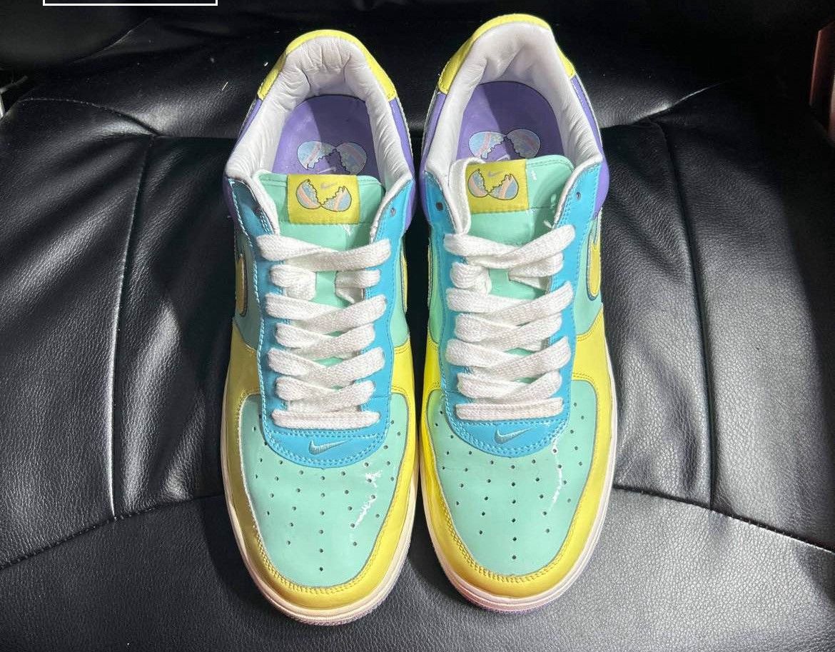 Nike Nike AF1 Easter 2006 10M Used Size US 12 / EU 45 - 1 Thumbnail