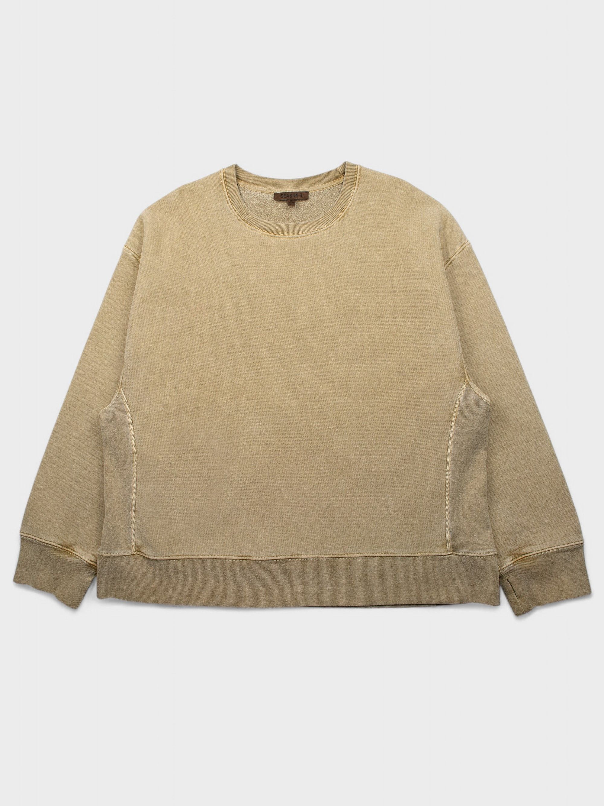 Yeezy YEEZY Season 3 (2016) - Fleece Crew Sweat (Earth) - size M Size US M / EU 48-50 / 2 - 2 Thumbnail