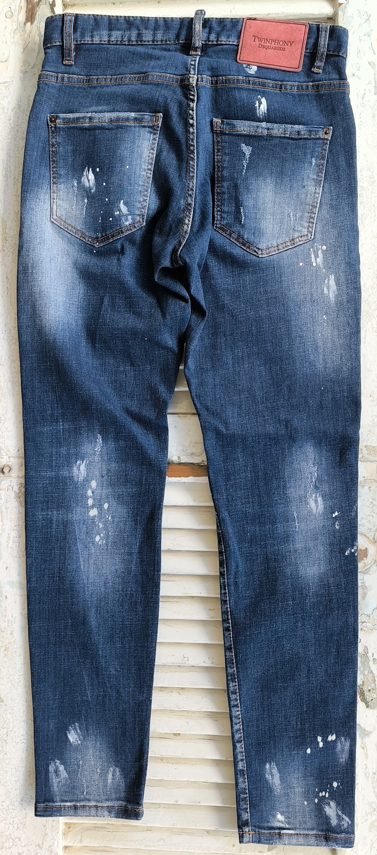 Dsquared2 Dsquared2 SS22 Twinphony Relax Long Crotch Jeans Distressed Size US 30 / EU 46 - 9 Thumbnail