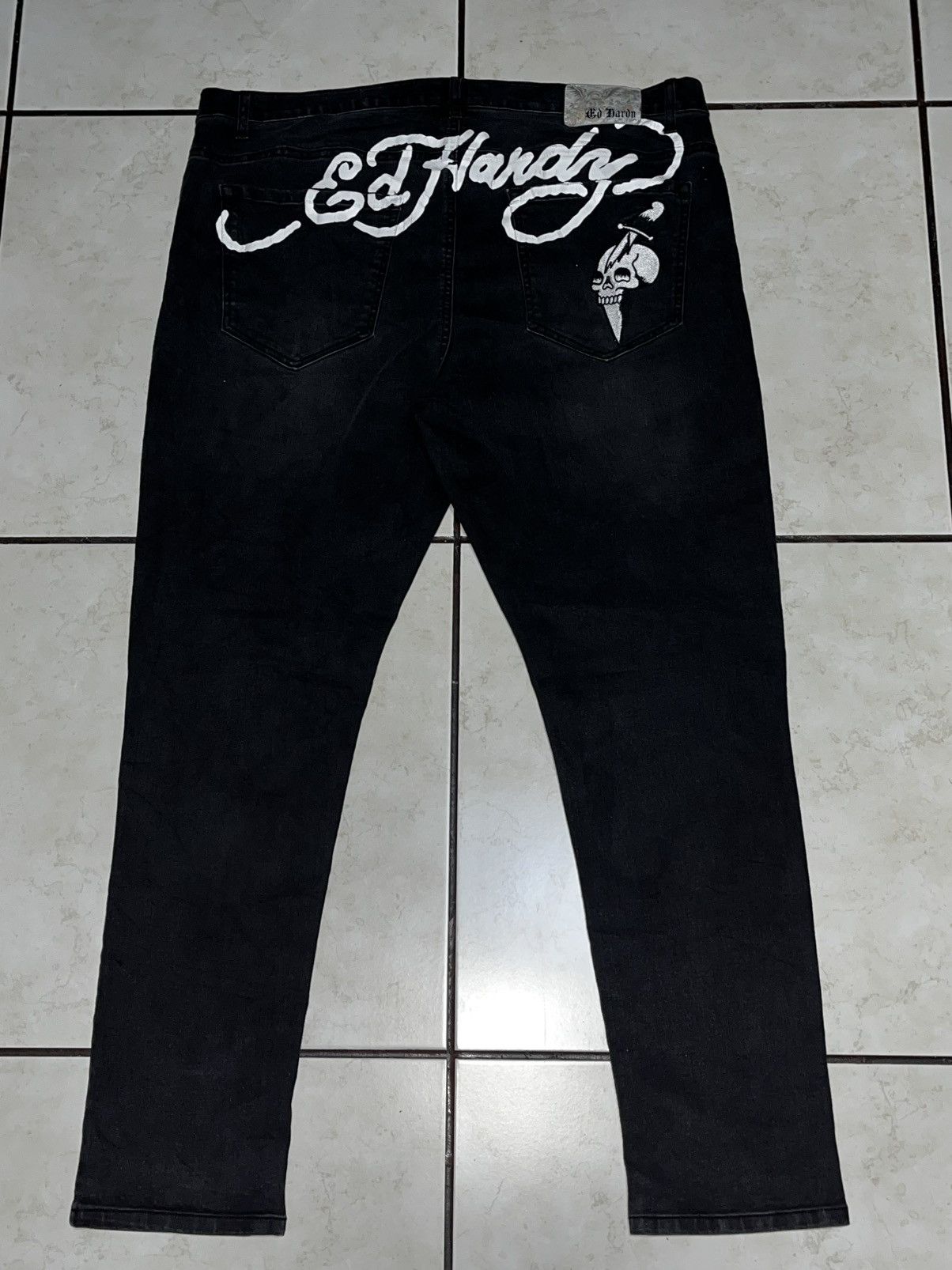 Ed Hardy DAGGER SKULL SLIM JEAN Size US 40 / EU 56 - 1 Thumbnail
