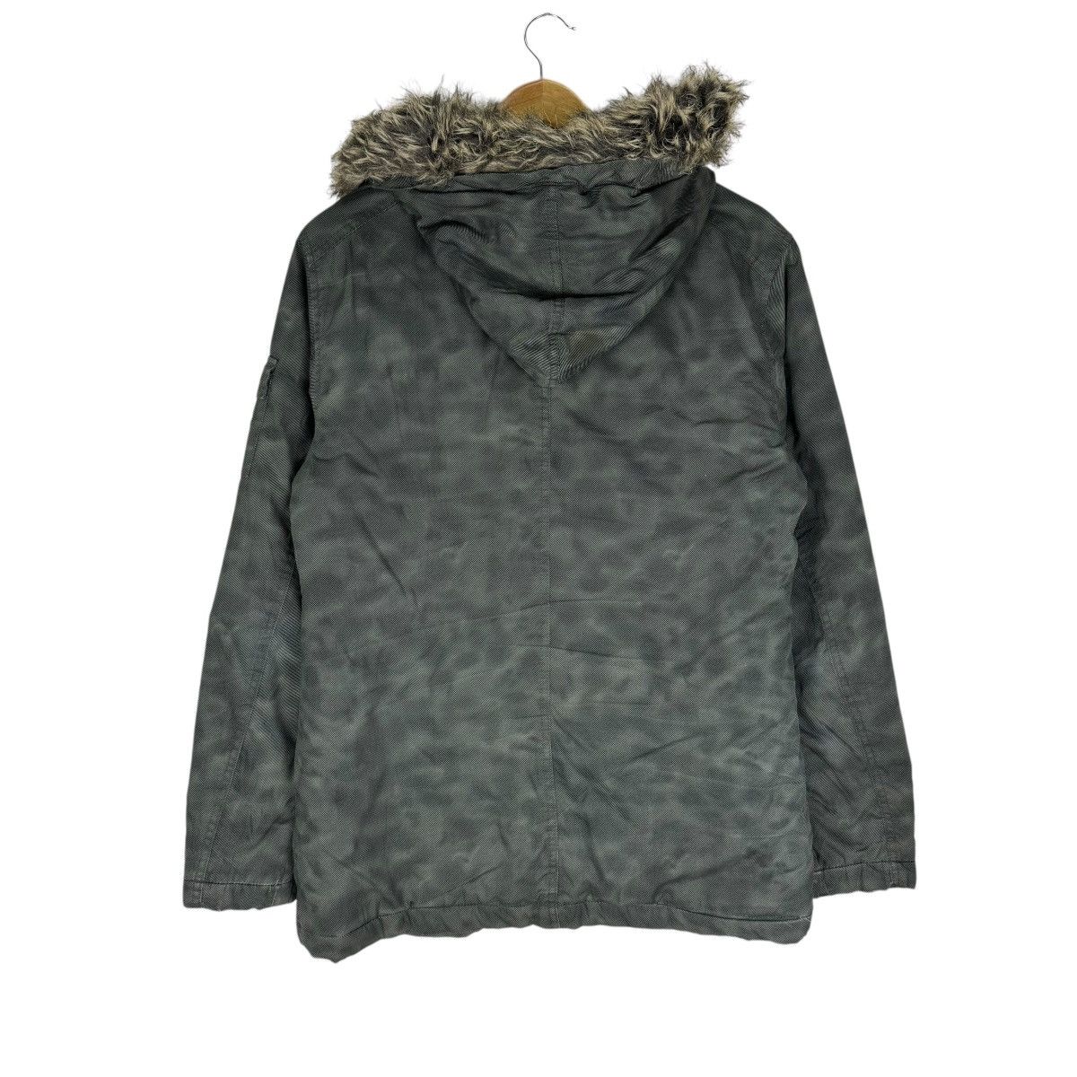 In The Attic ❄️IN THE ATTIC FUR HOODIE CAMO ZIPPER JACKET Size US L / EU 52-54 / 3 - 12 Thumbnail