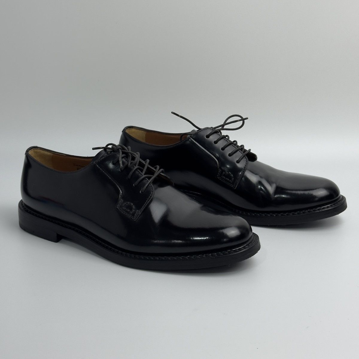 Church's Church’s Shannon 2 WR Derby Polished Black Womens Shoes🖤🔥 Size US 8 / IT 38 - 3 Thumbnail