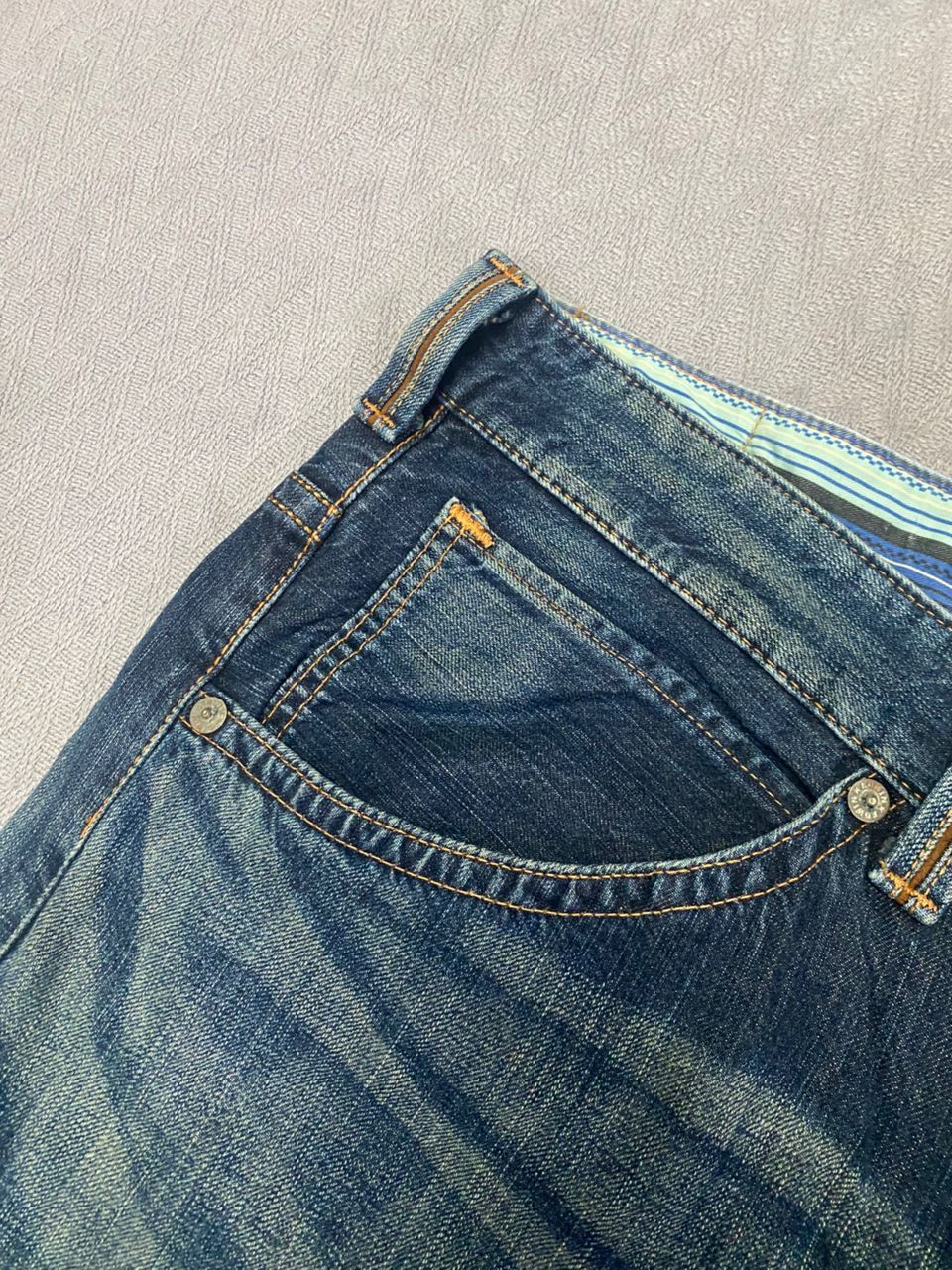 Edwin 💥Best offer💥Vintage Edwin Big Size Distressed Denim Size US 44 / EU 60 - 7 Thumbnail