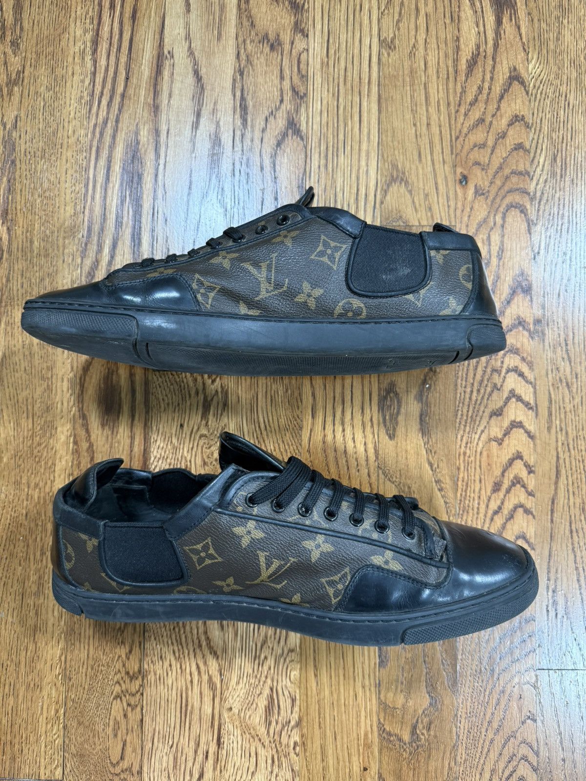 Louis Vuitton Louis Vuitton Calfskin Monogram Slalom Sneakers Leather Size US 9.5 / EU 42-43 - 8 Thumbnail