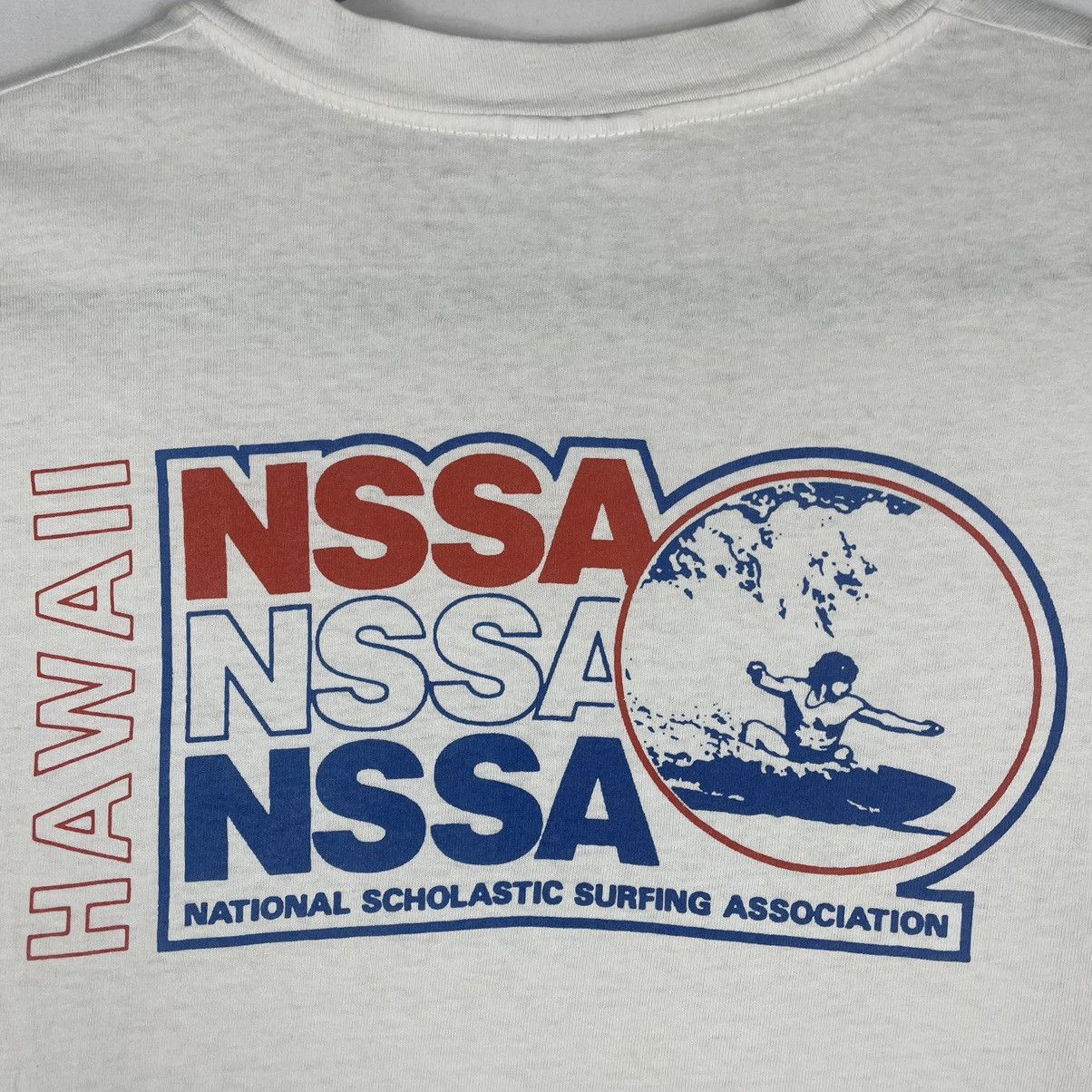 Hanes × Vintage 🔥Rare🔥Vintage 90s NISSA Surfing Associaton Big Logo Surf Tee Size US L / EU 52-54 / 3 - 2 Thumbnail
