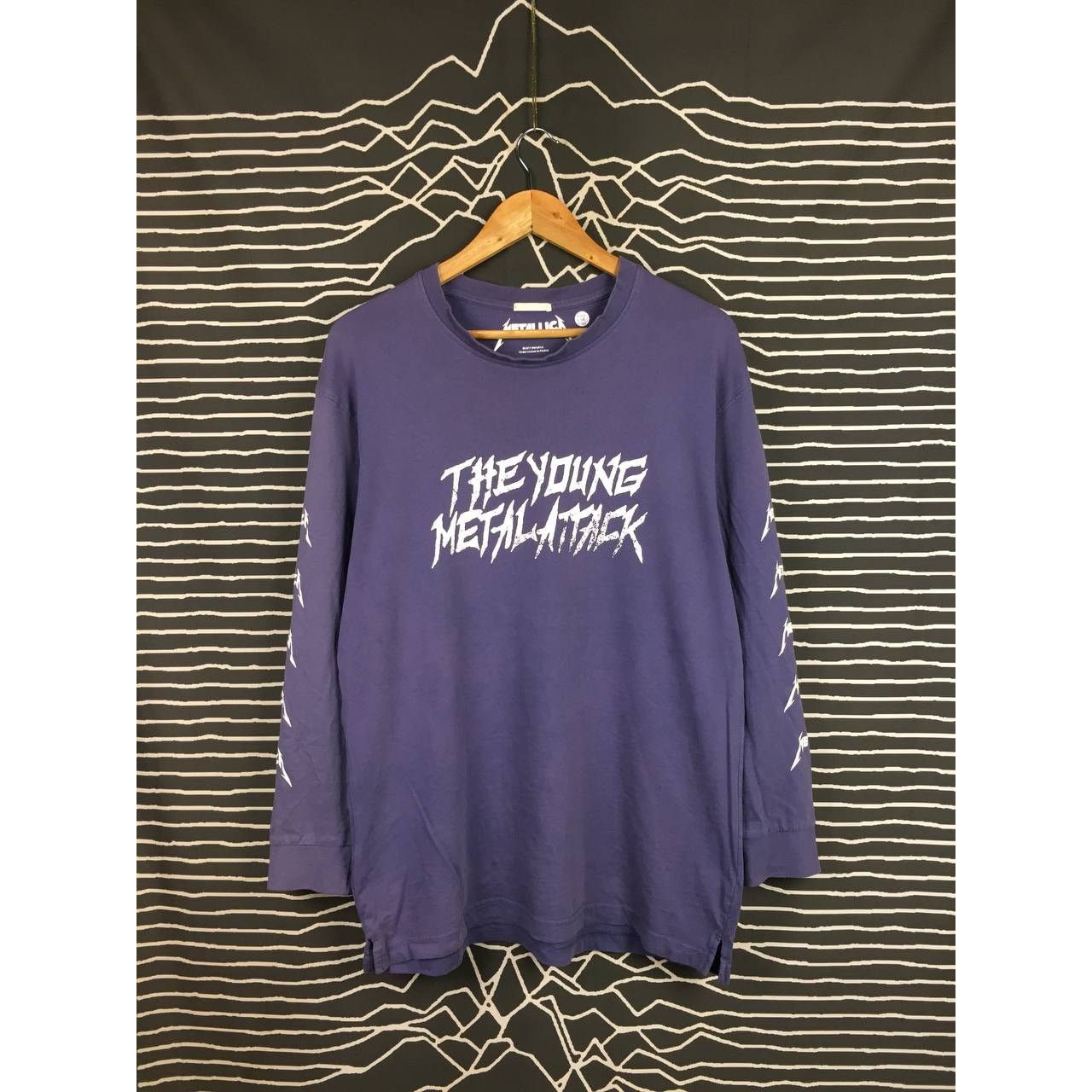 Band Tees × GU × Metallica GU X Metallica Young Metal Attack Long Sleeve Tee Size US L / EU 52-54 / 3 - 2 Thumbnail