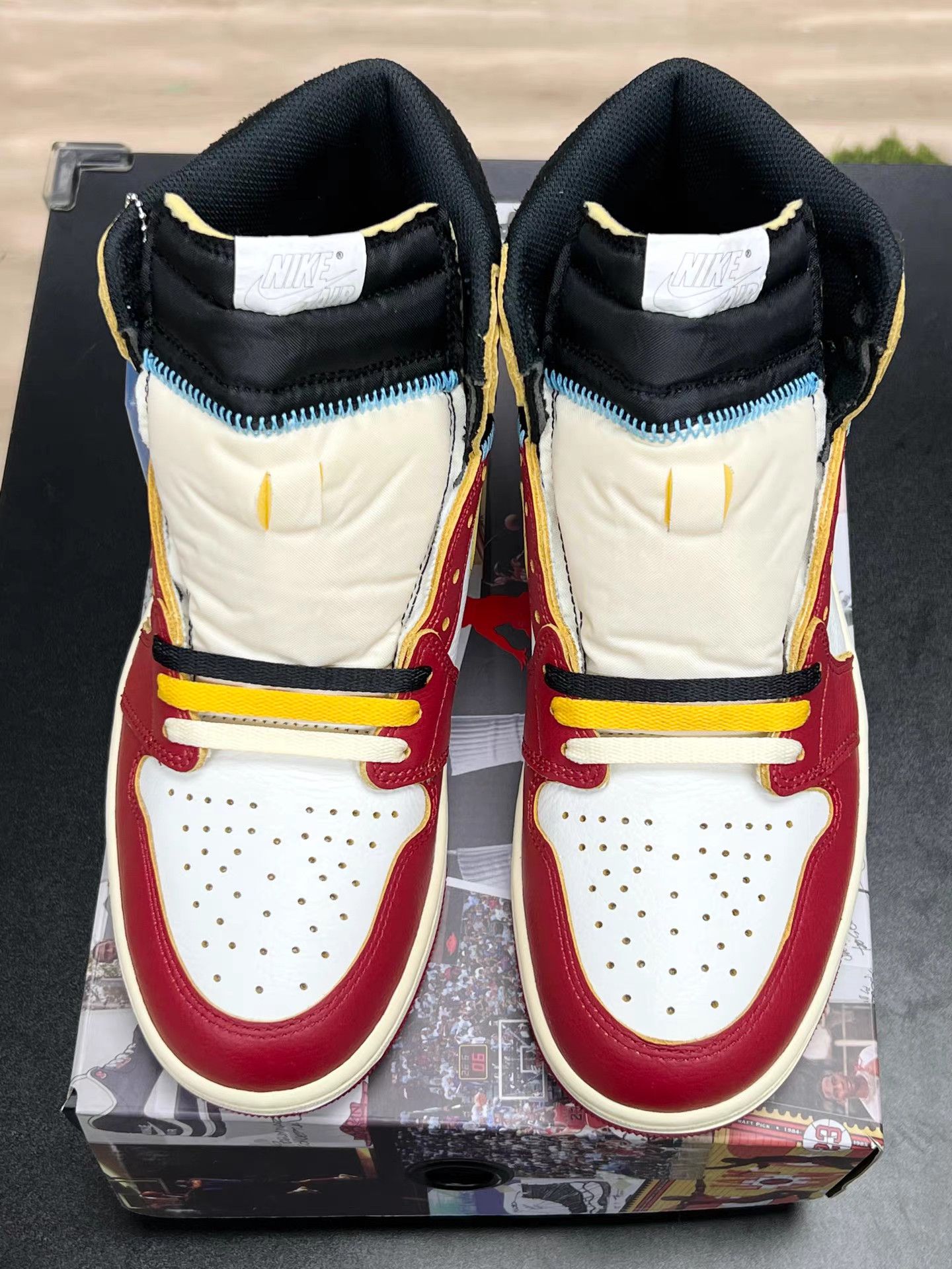Jordan Brand Union x Air Jordan 1 High Retro Basketball Shoes K15 Size US 11 / EU 44 - 3 Thumbnail