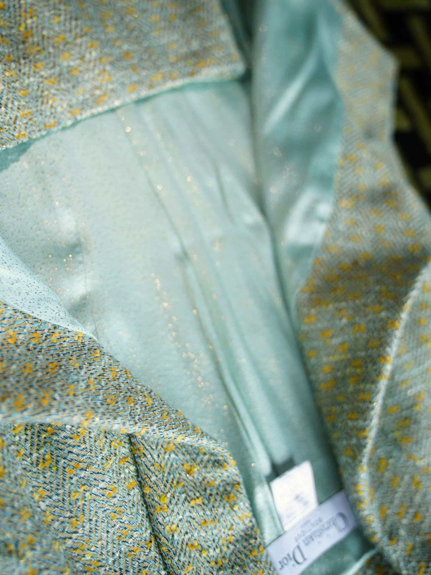 Dior Dior 1998 John Galliano Tweed Suit Skirt Belt Set Size M / US 6-8 / IT 42-44 - 4 Thumbnail