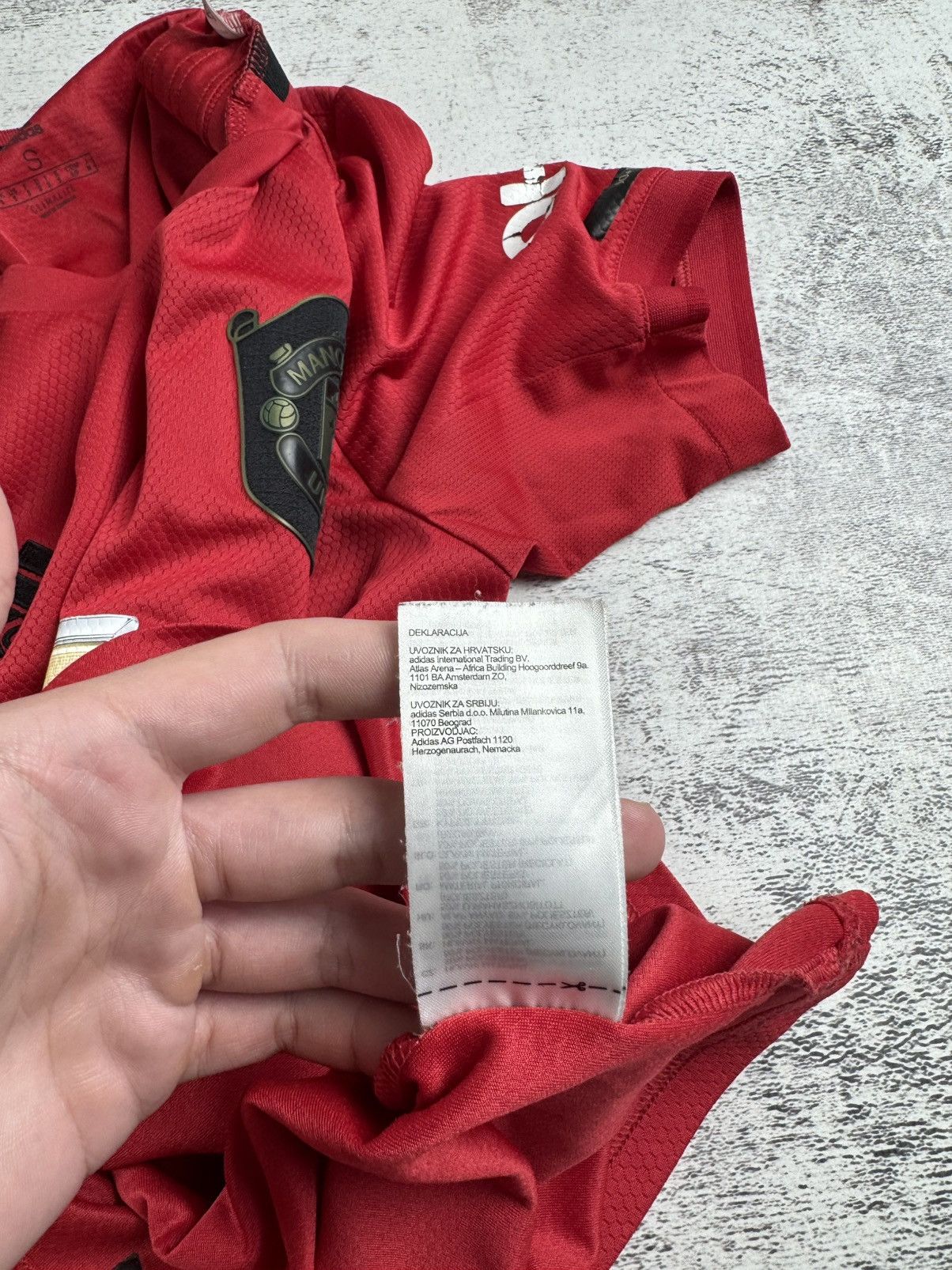Adidas Vintage Manchester United 2019/2020 Red Soccer Football T Shirt Jersey Kit Size US S / EU 44-46 / 1 - 17 Thumbnail