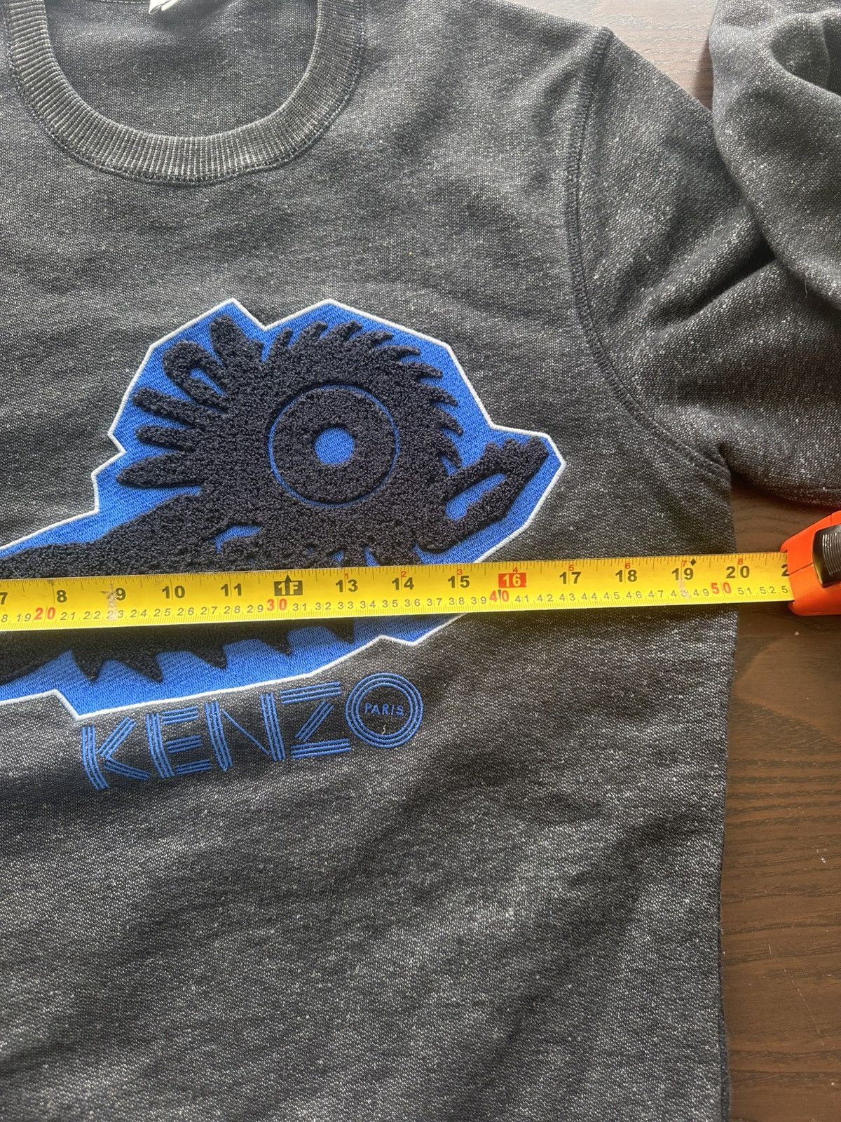 Kenzo Kenzo Embroidered Sweatshirt In Cotton Men Grey M Size US M / EU 48-50 / 2 - 7 Thumbnail