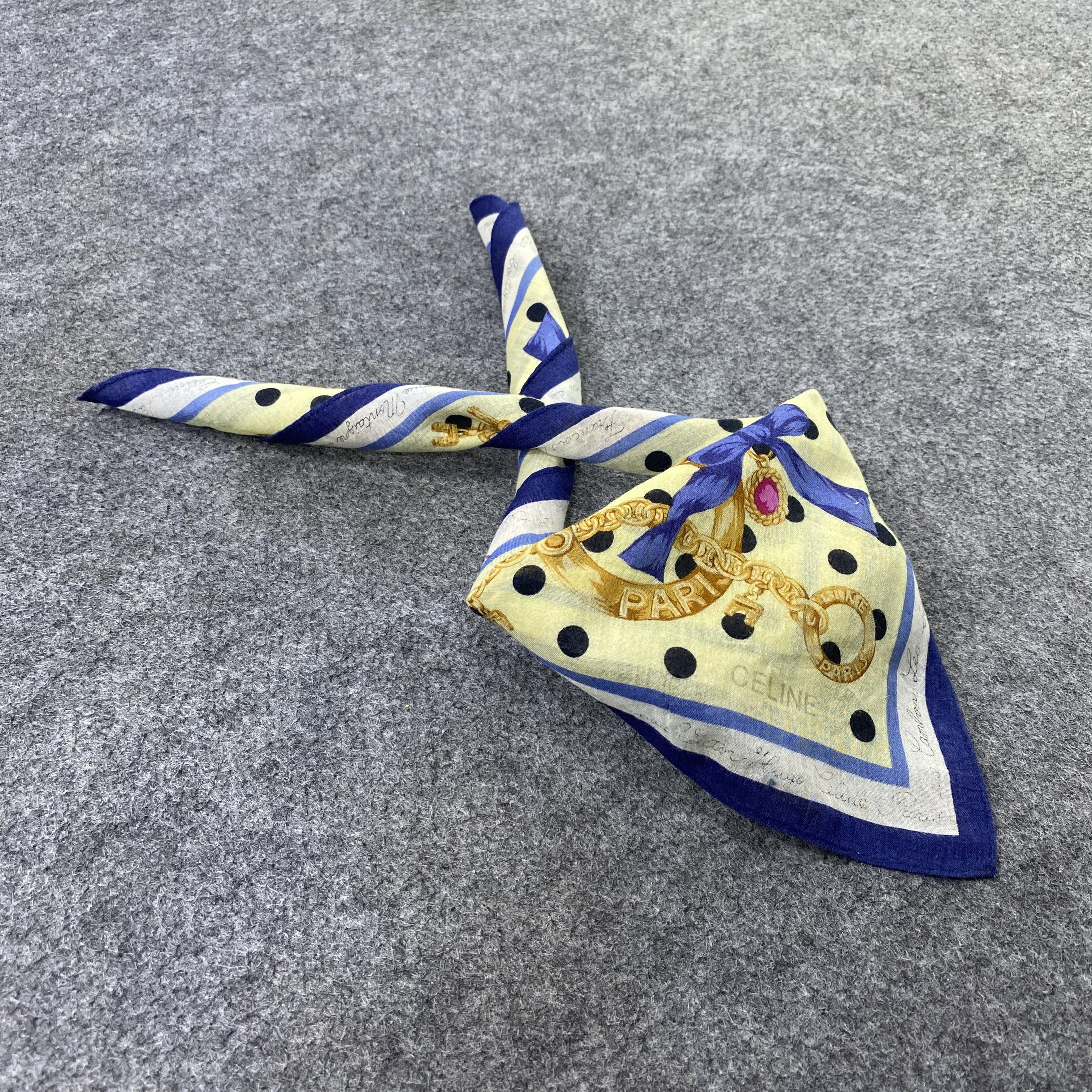 Celine Celine Handkerchief / Bandana / Neckerchief-B2285 Size ONE SIZE - 1 Thumbnail