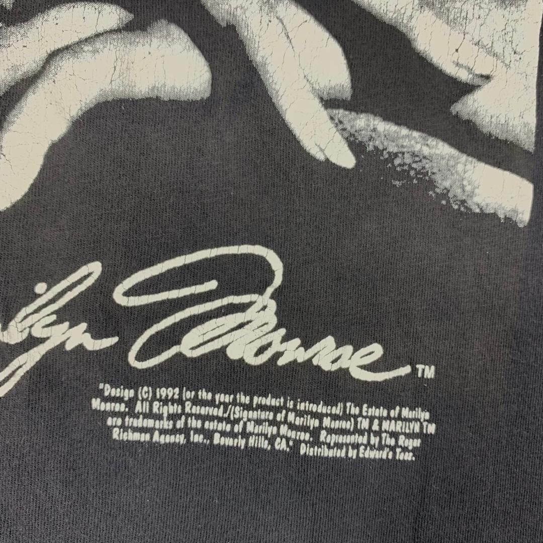 Other Vintage MARILYN MONROE Overprint printed tee Size US L / EU 52-54 / 3 - 9 Thumbnail