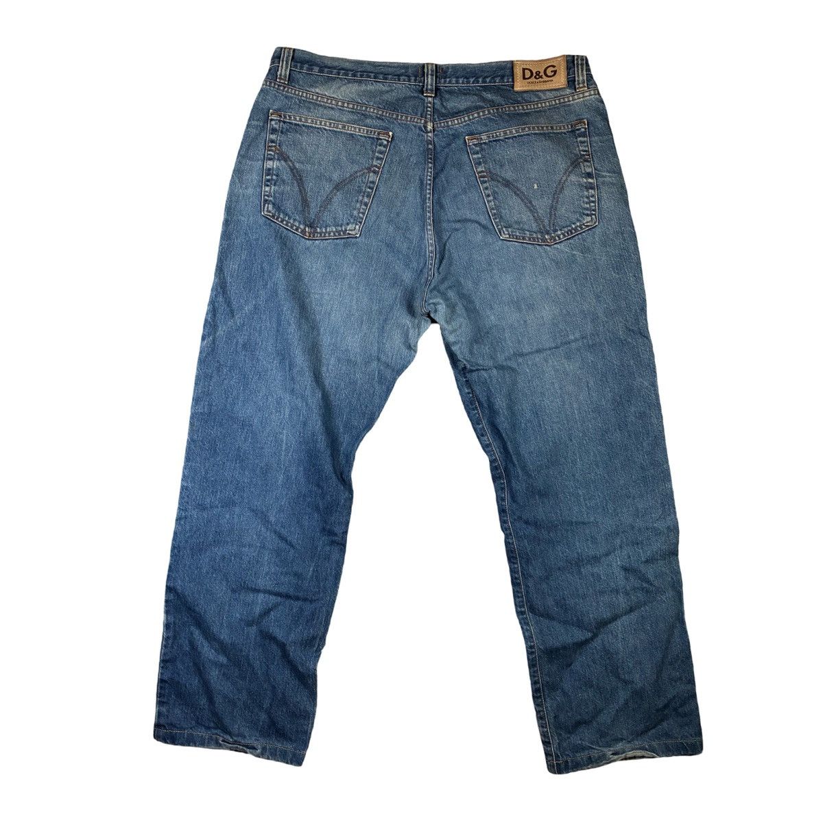Dolce & Gabbana Mens Vintage Dolce Gabanna Baggy Jeans Size L Size US 35 - 2 Thumbnail