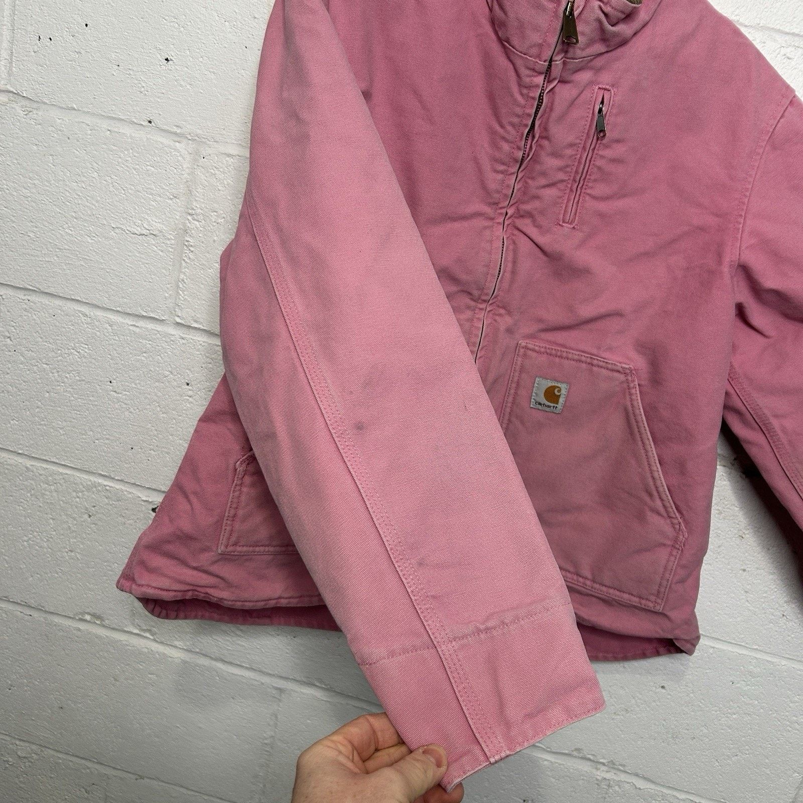 Carhartt Vintage Carhartt Sherpa-Lined Canyon Jacket “Pink Rose” Size XL / US 12-14 / IT 48-50 - 6 Thumbnail