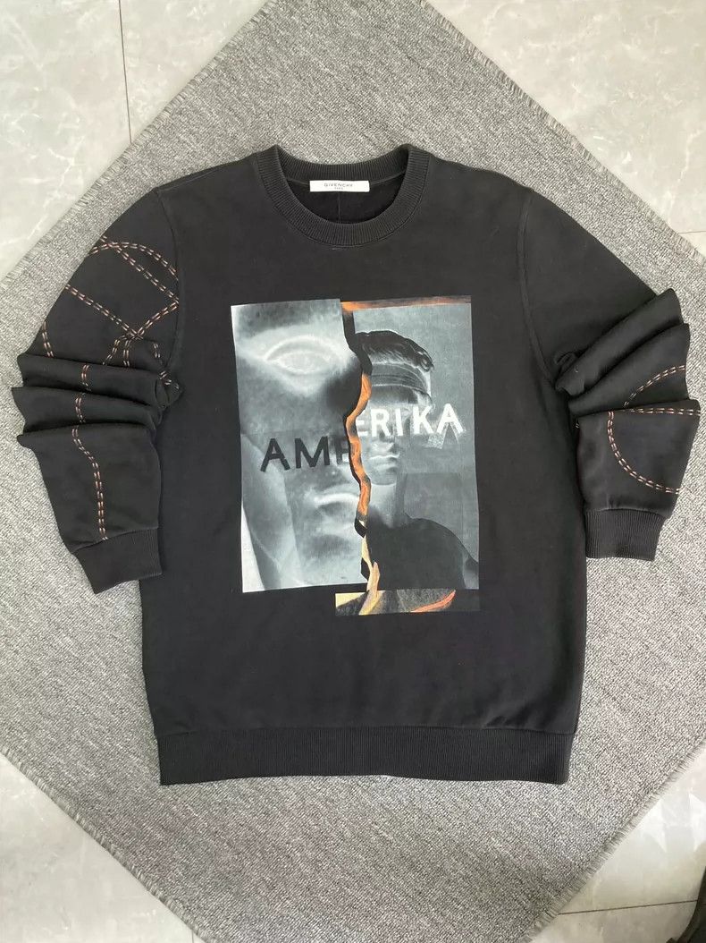 Givenchy Givenchy Distorted Collage Sweatshirt Hooded Jacket Size US XS / EU 42 / 0 - 1 Thumbnail