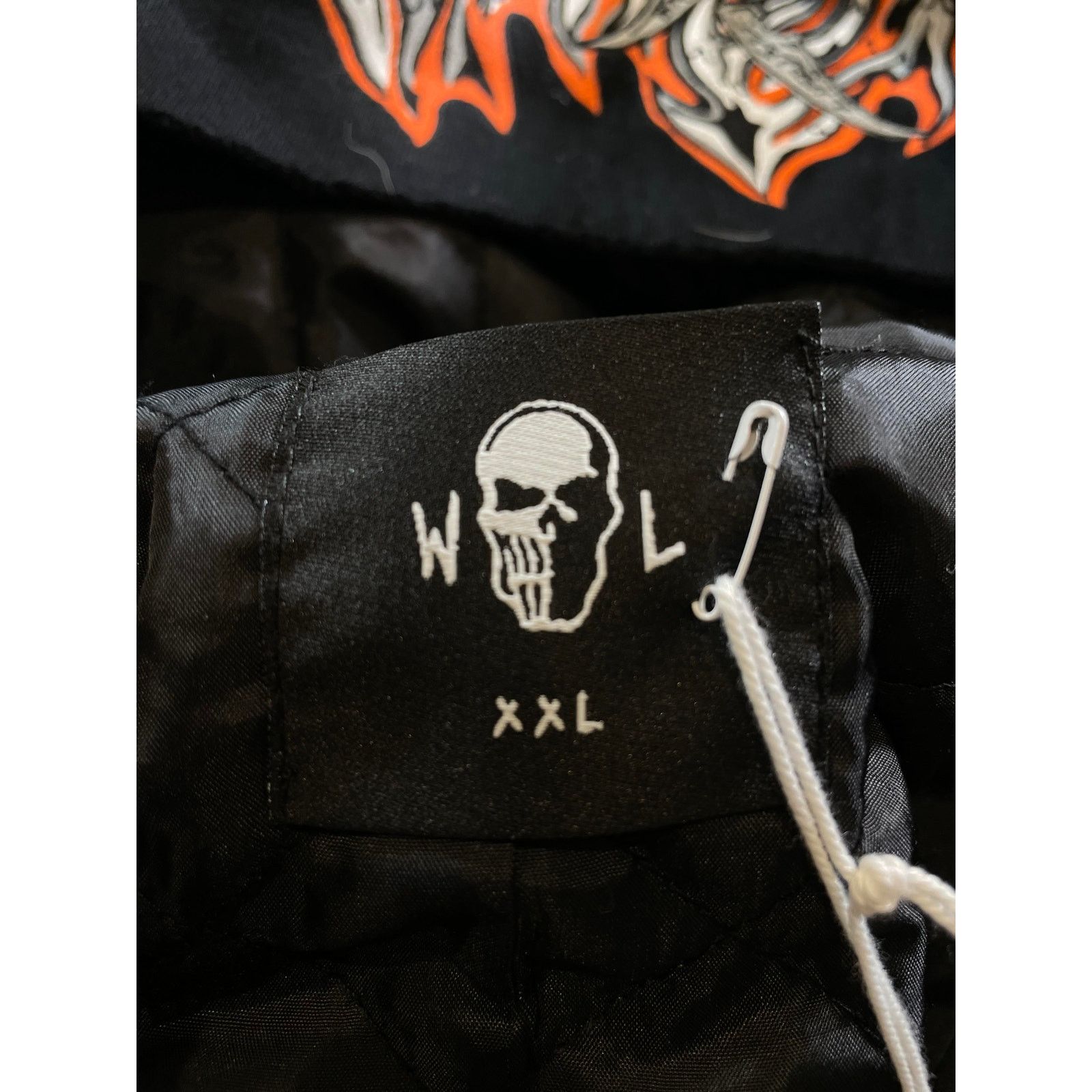 Warren Lotas Warren Lotas Carhartt Flame Black & Orange Jacket Size US XXL / EU 58 / 5 - 4 Thumbnail