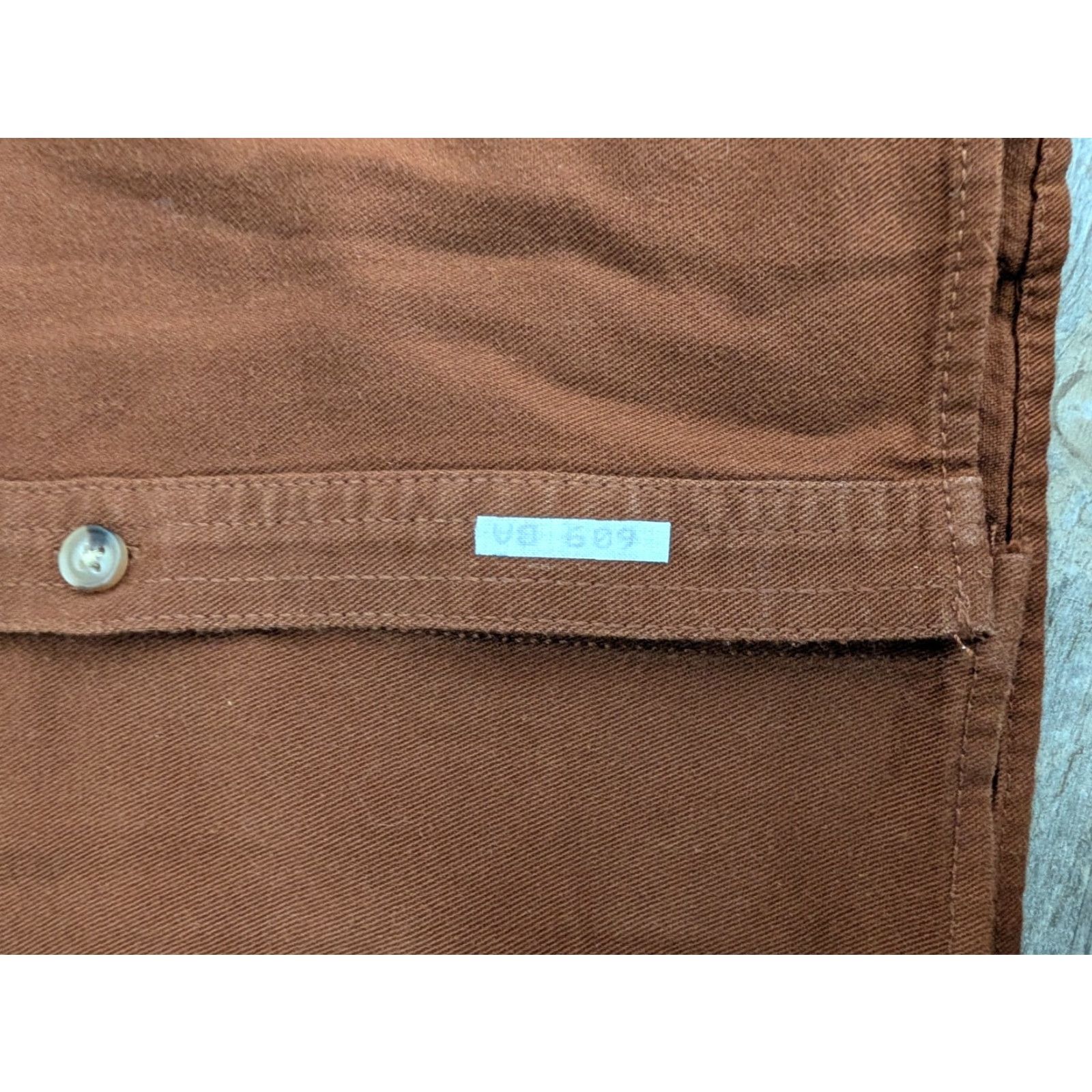 Vintage VINTAGE Bushman Shirt Mens XL Brown A.L. Weekend Cotton Military Button Up Lapels Size US XL / EU 56 / 4 - 6 Thumbnail