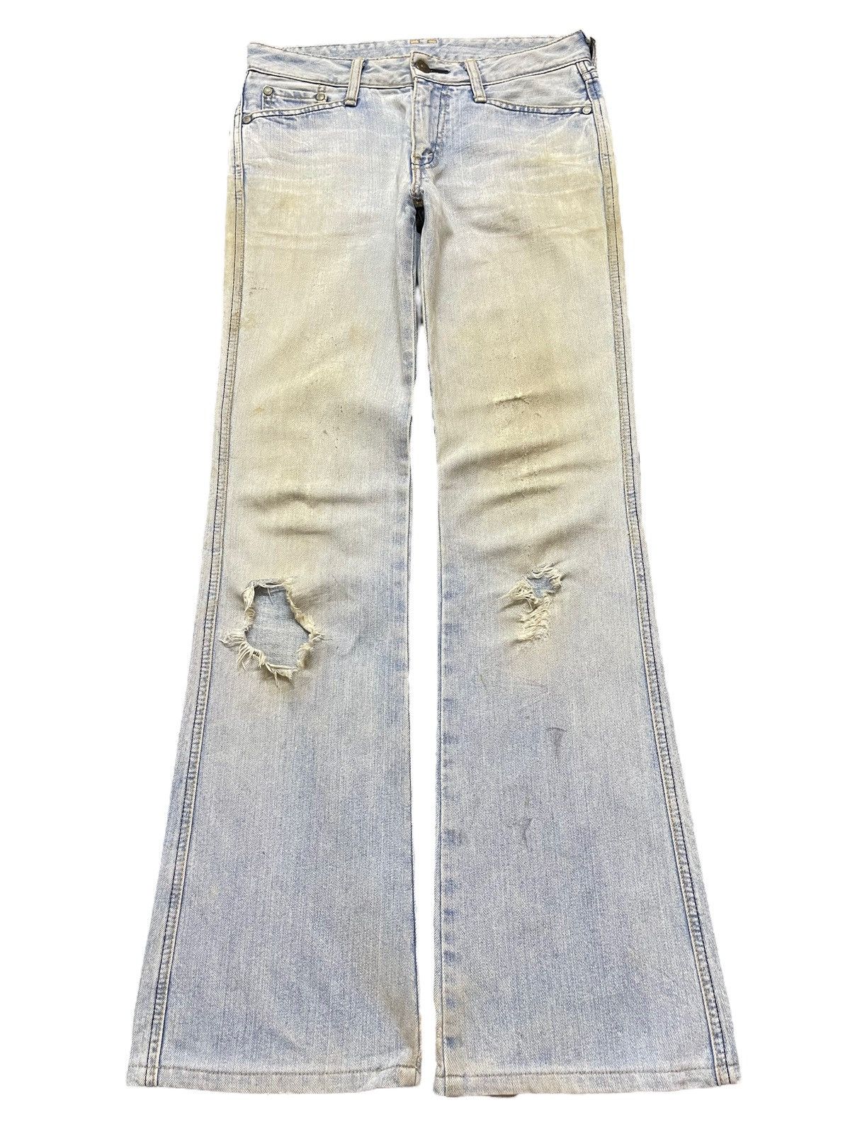 Vintage 90 Levis Mud Wash Distress Style Bootcut