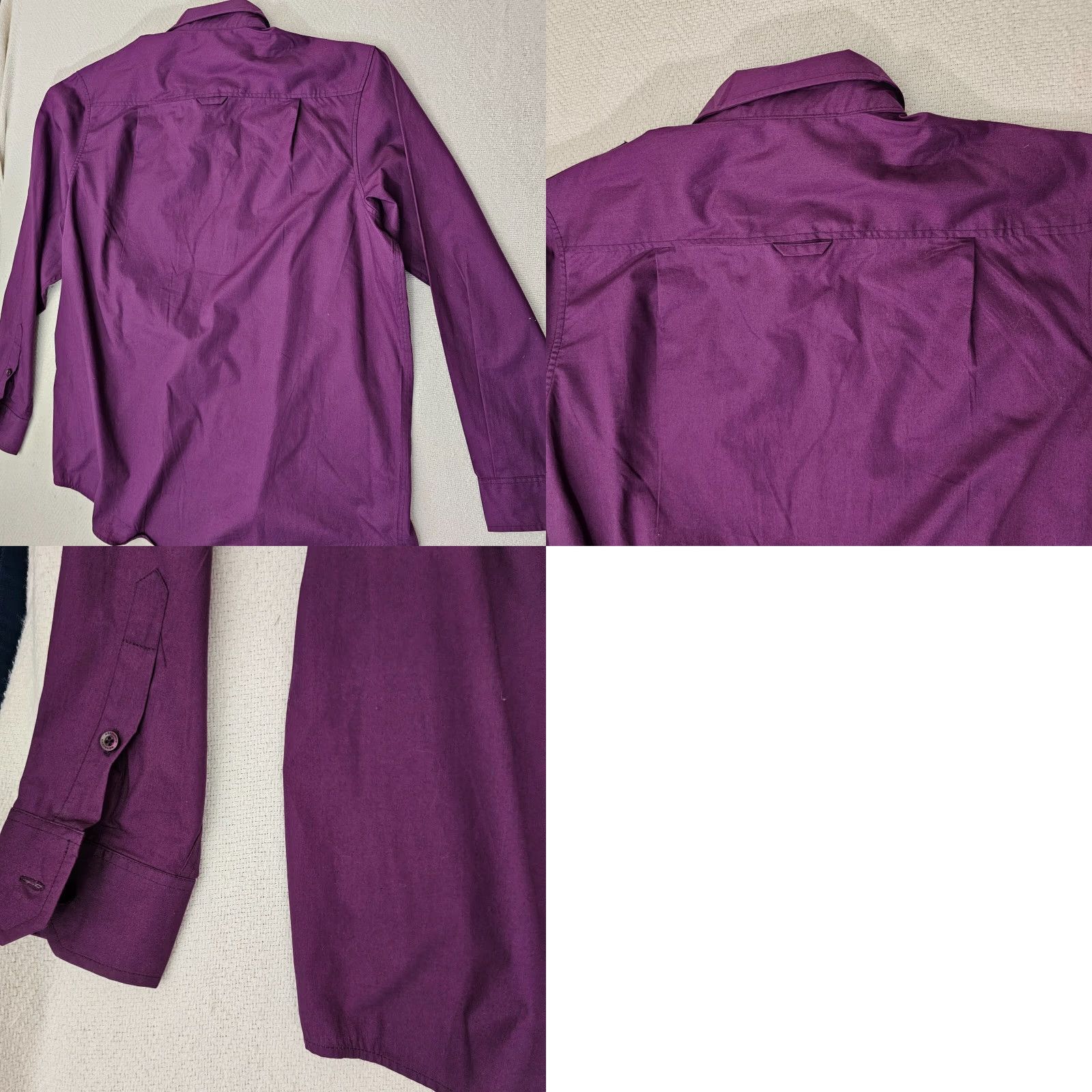 Sean John Sean John Shirt Mens Size L Button-Up Long Sleeve Pocket Purple Confident Fit Regular Size US L / EU 52-54 / 3 - 8 Thumbnail